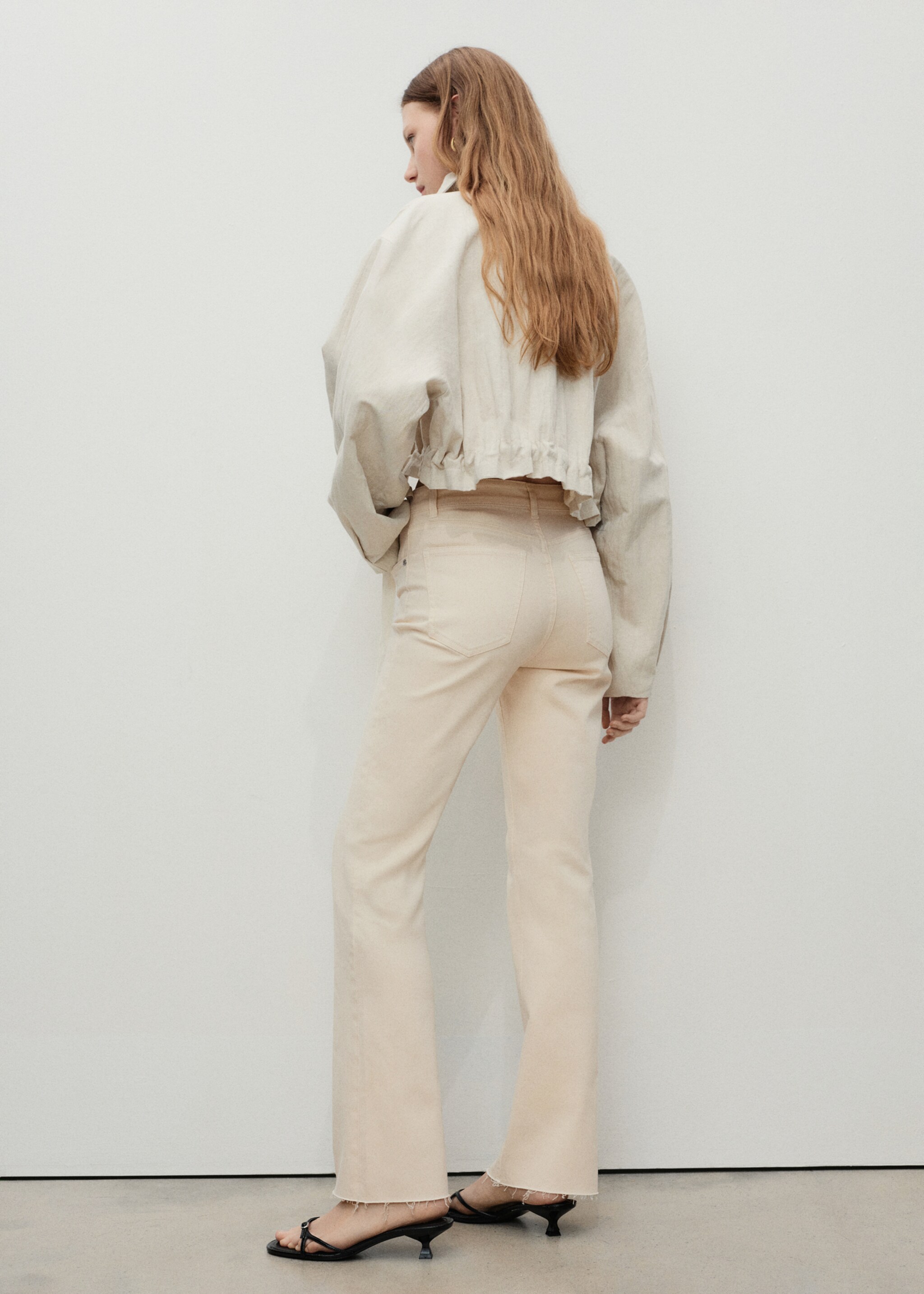 Dżinsy Sienna flare crop - Tylna strona artykułu