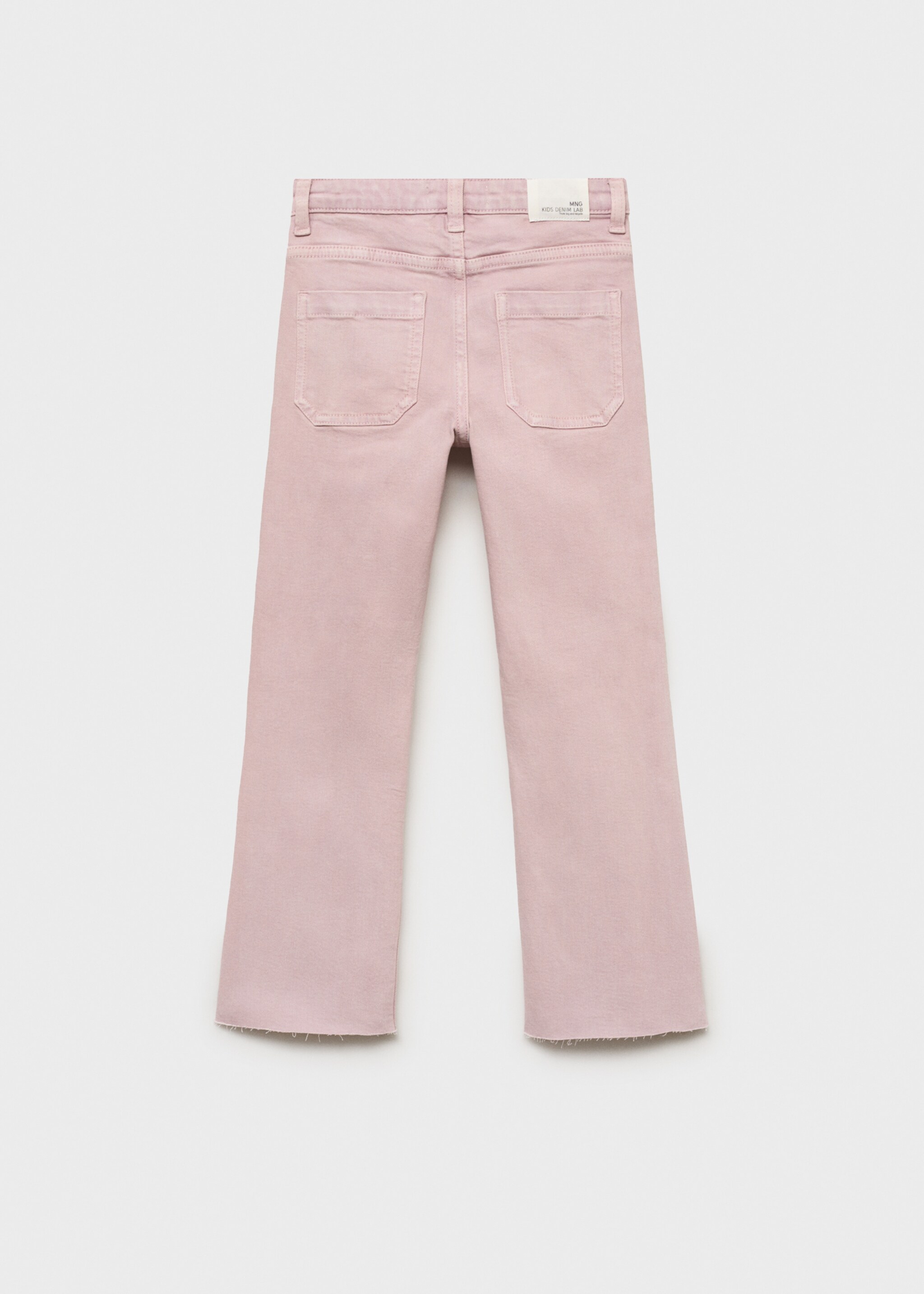 Flared jeans with studs - Reverse of the article