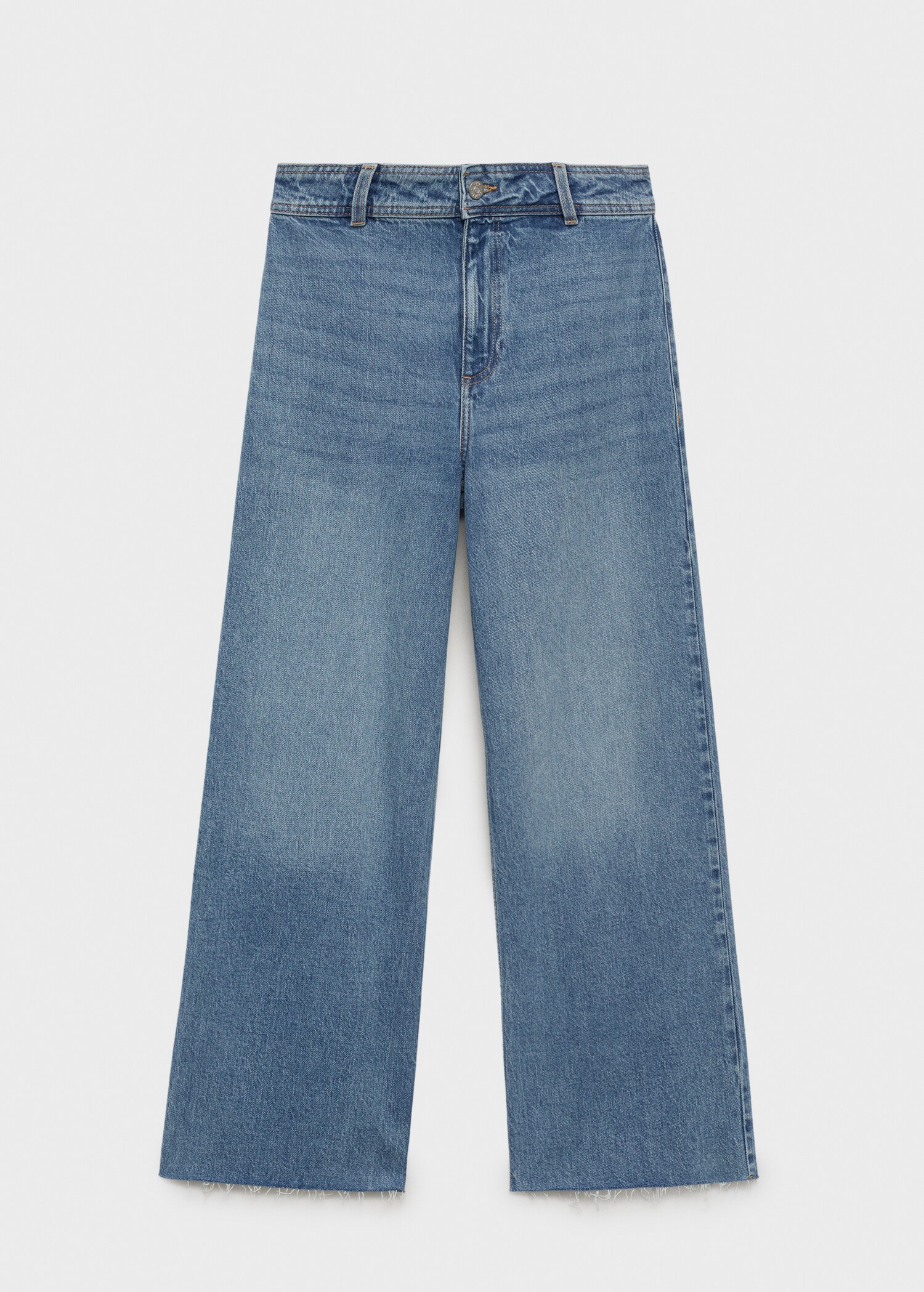 Jeans Catherin culotte tiro alto - Artículo sin modelo