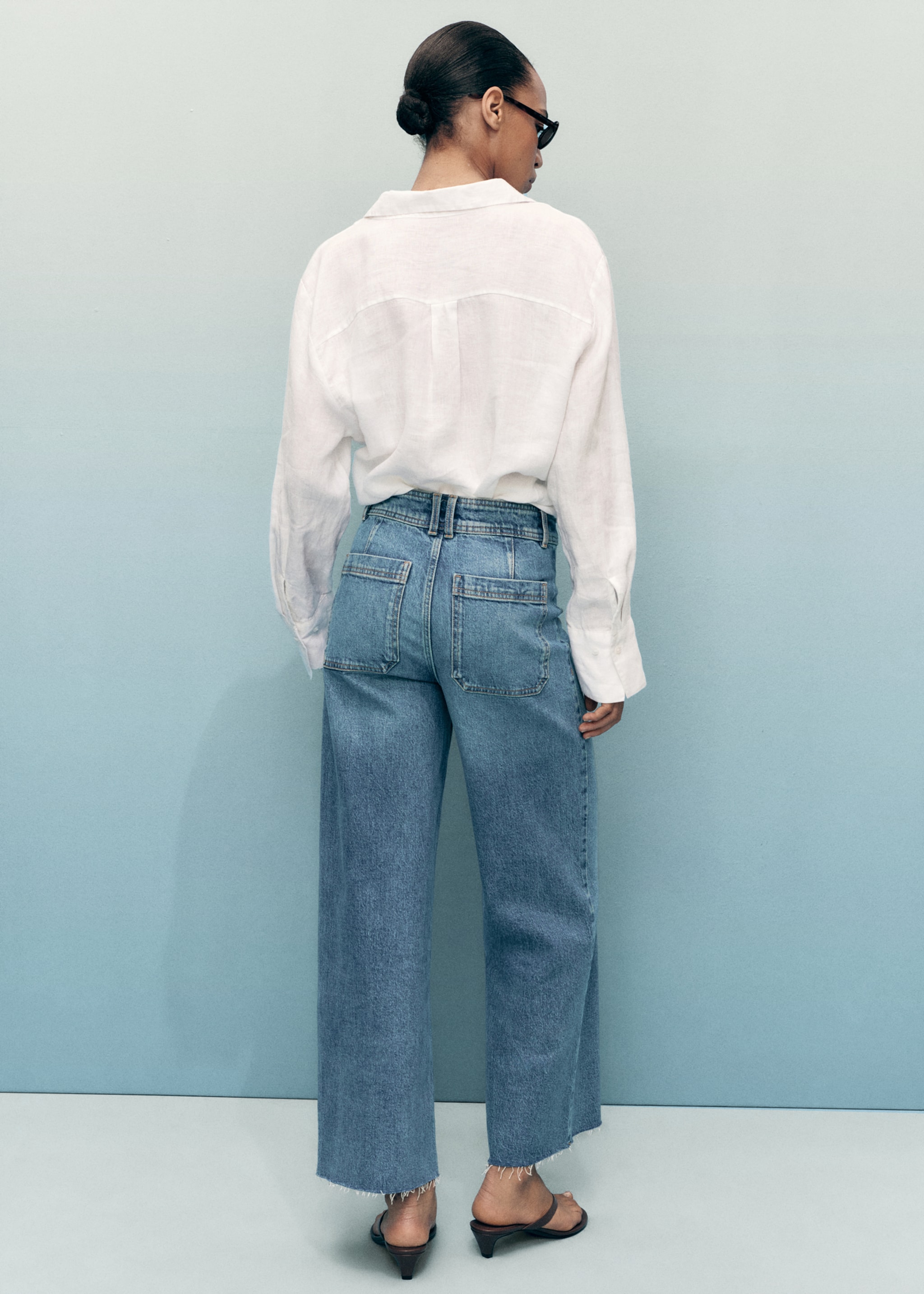Catherin culotte high-rise jeans - Reverse of the article
