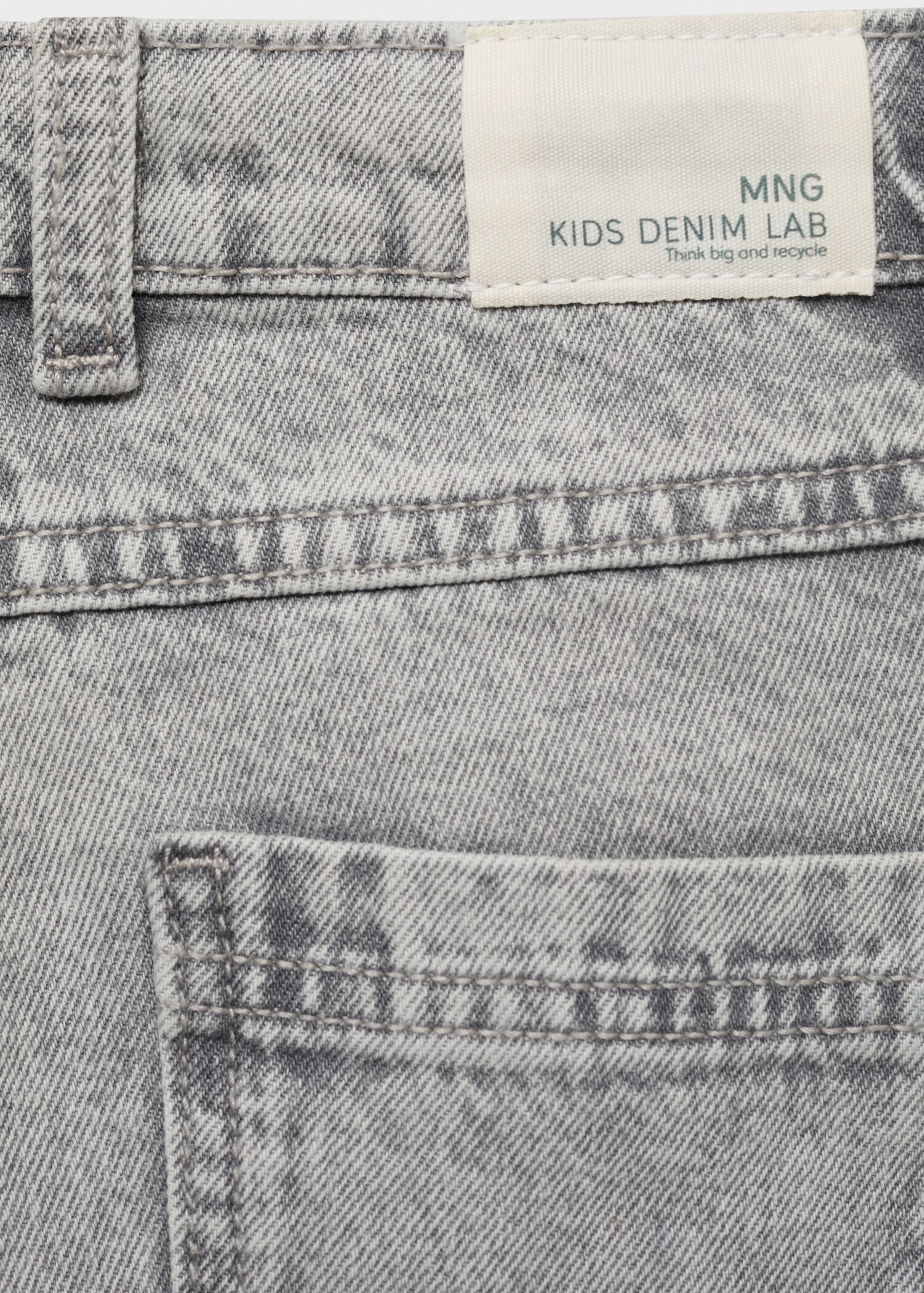Jeans culotte mid-waist comfort - Details of the article 0
