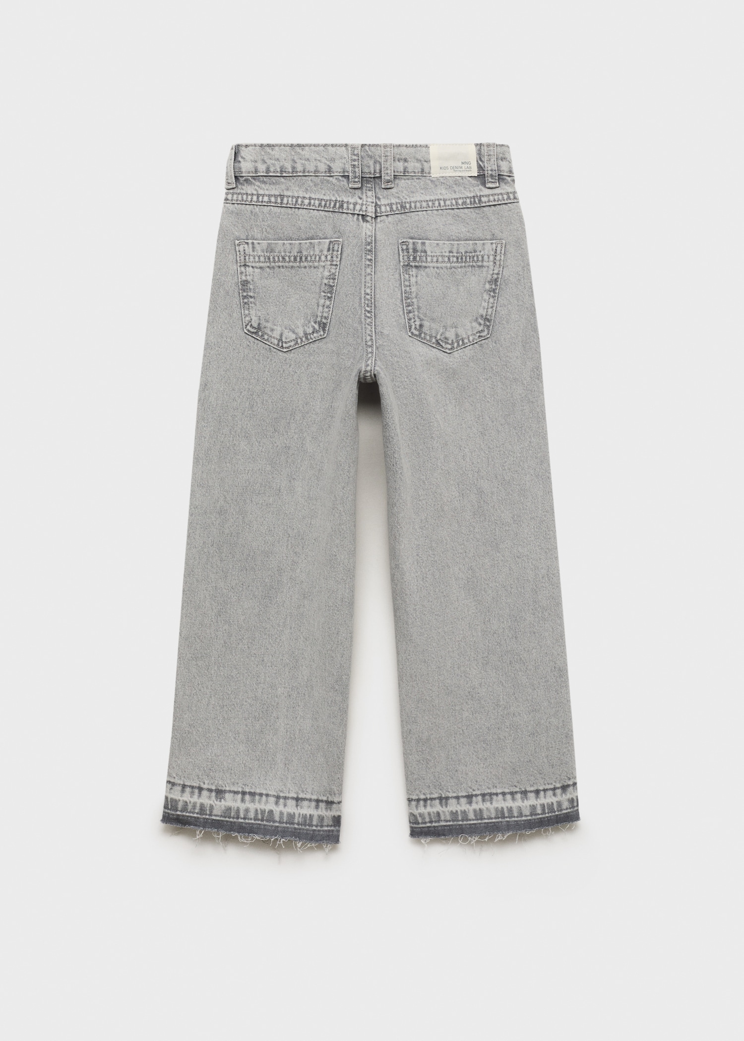 Jeans culotte mid-waist comfort - Reverse of the article