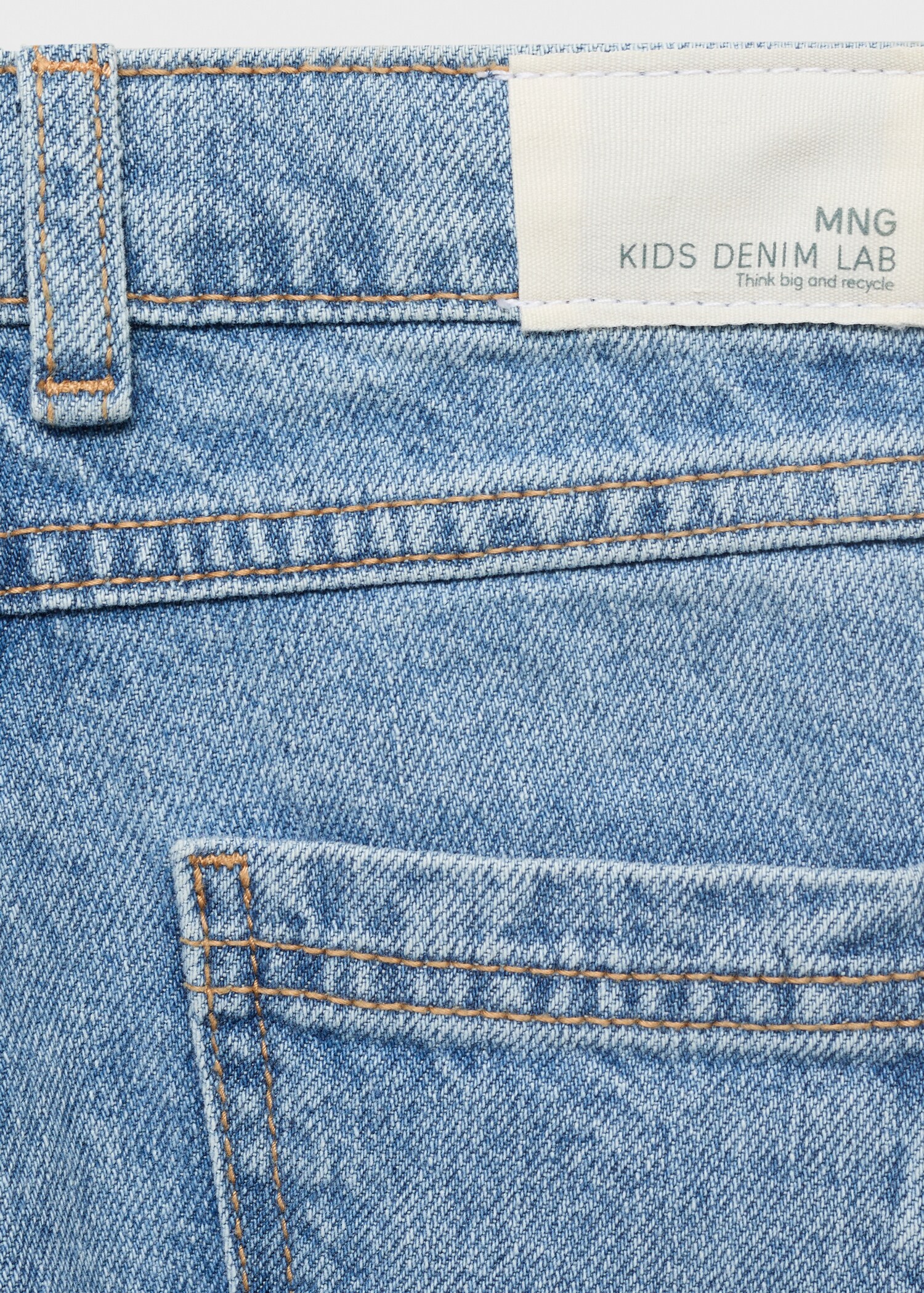 Jeans culotte mid-waist comfort - Details of the article 0