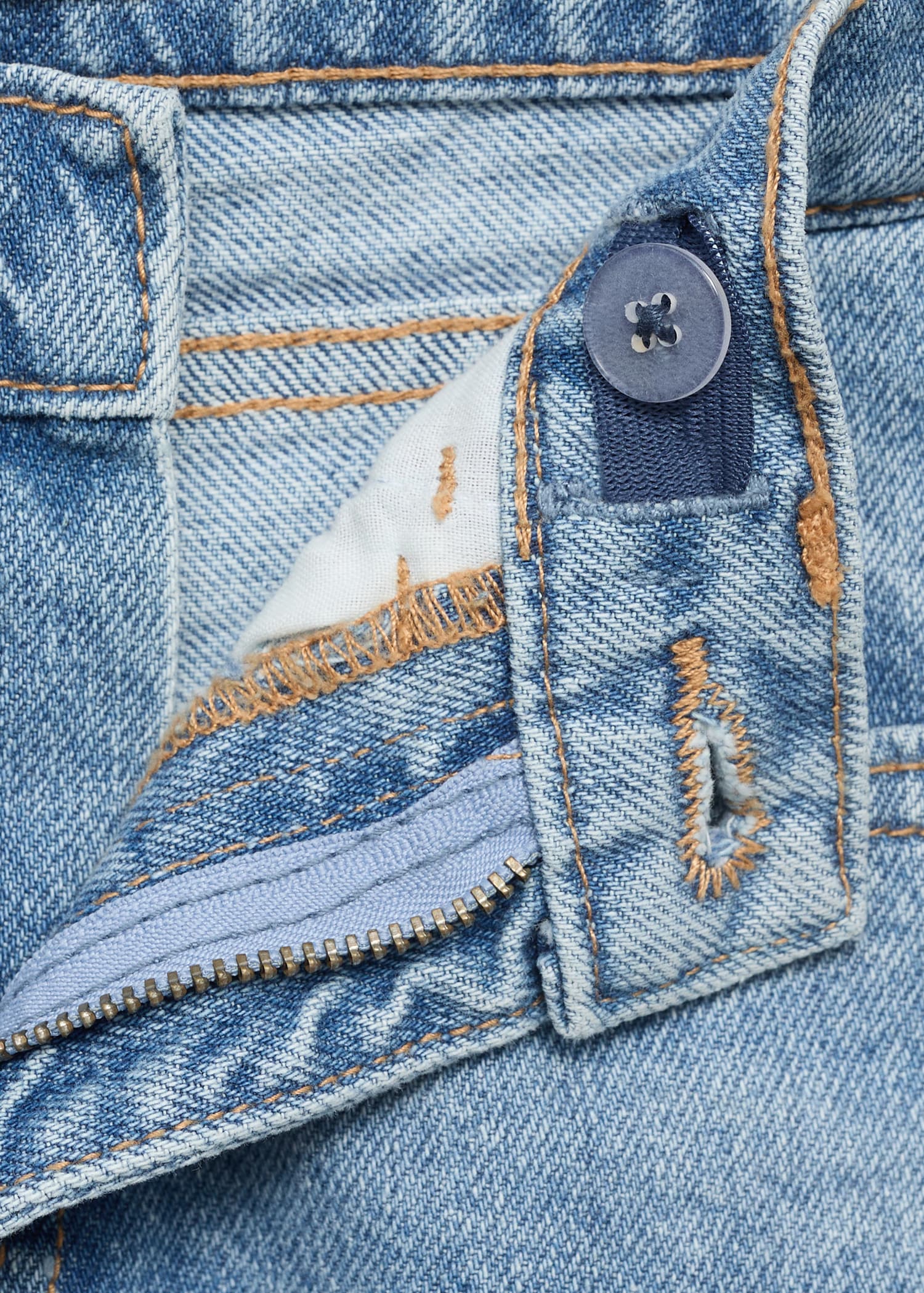 Jeans culotte mid-waist comfort - Details of the article 8