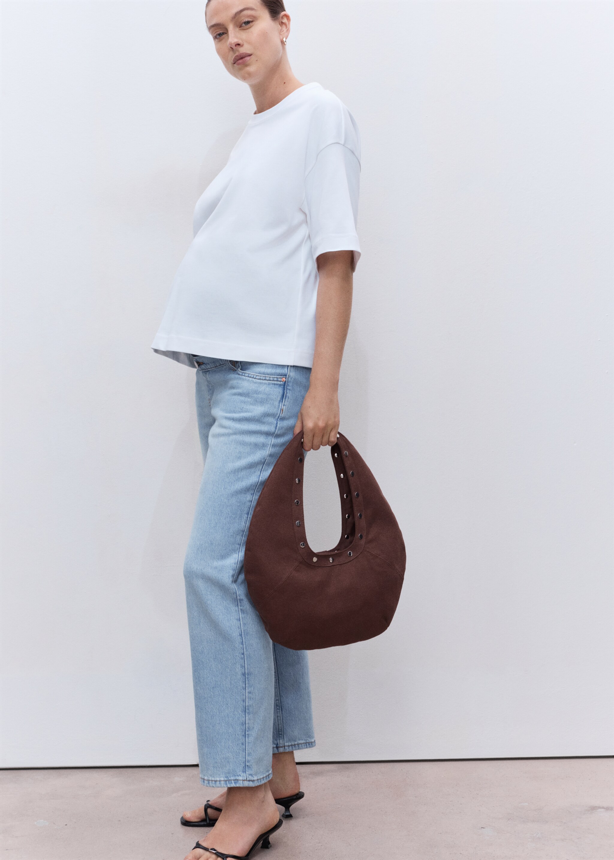Maternity Straight Jeans - Details of the article 1