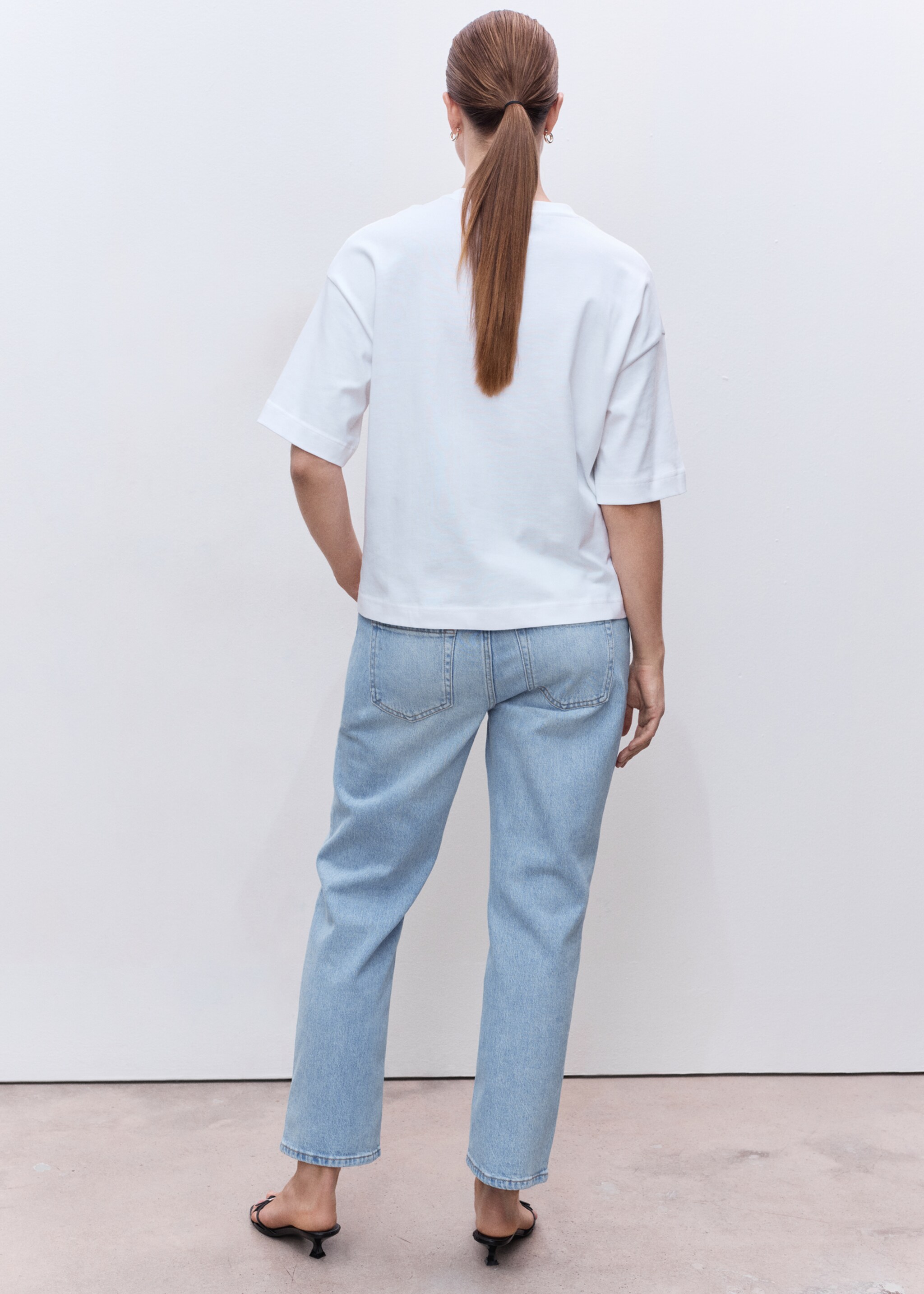 Maternity Straight Jeans - Reverse of the article