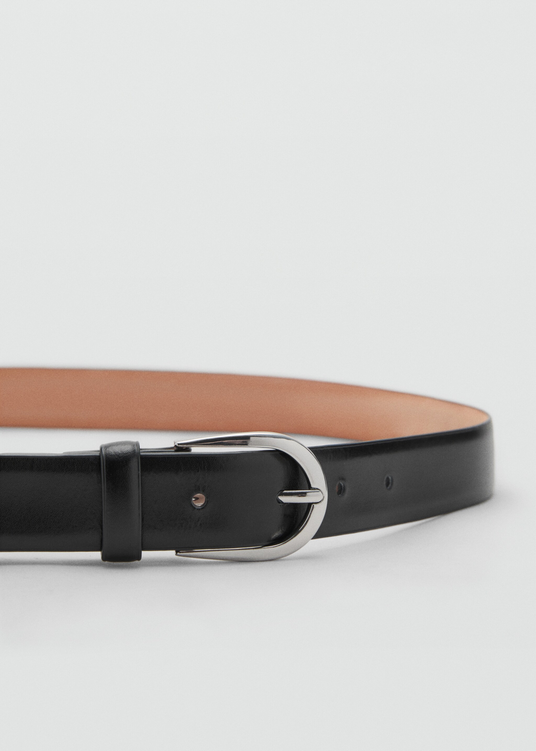 Buckle leather belt - Details of the article 1
