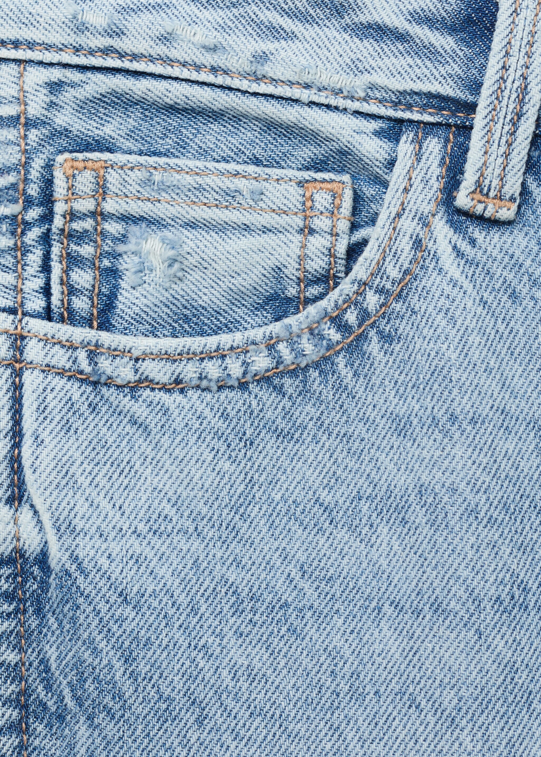 Low-waist wide leg jeans - Details of the article 0
