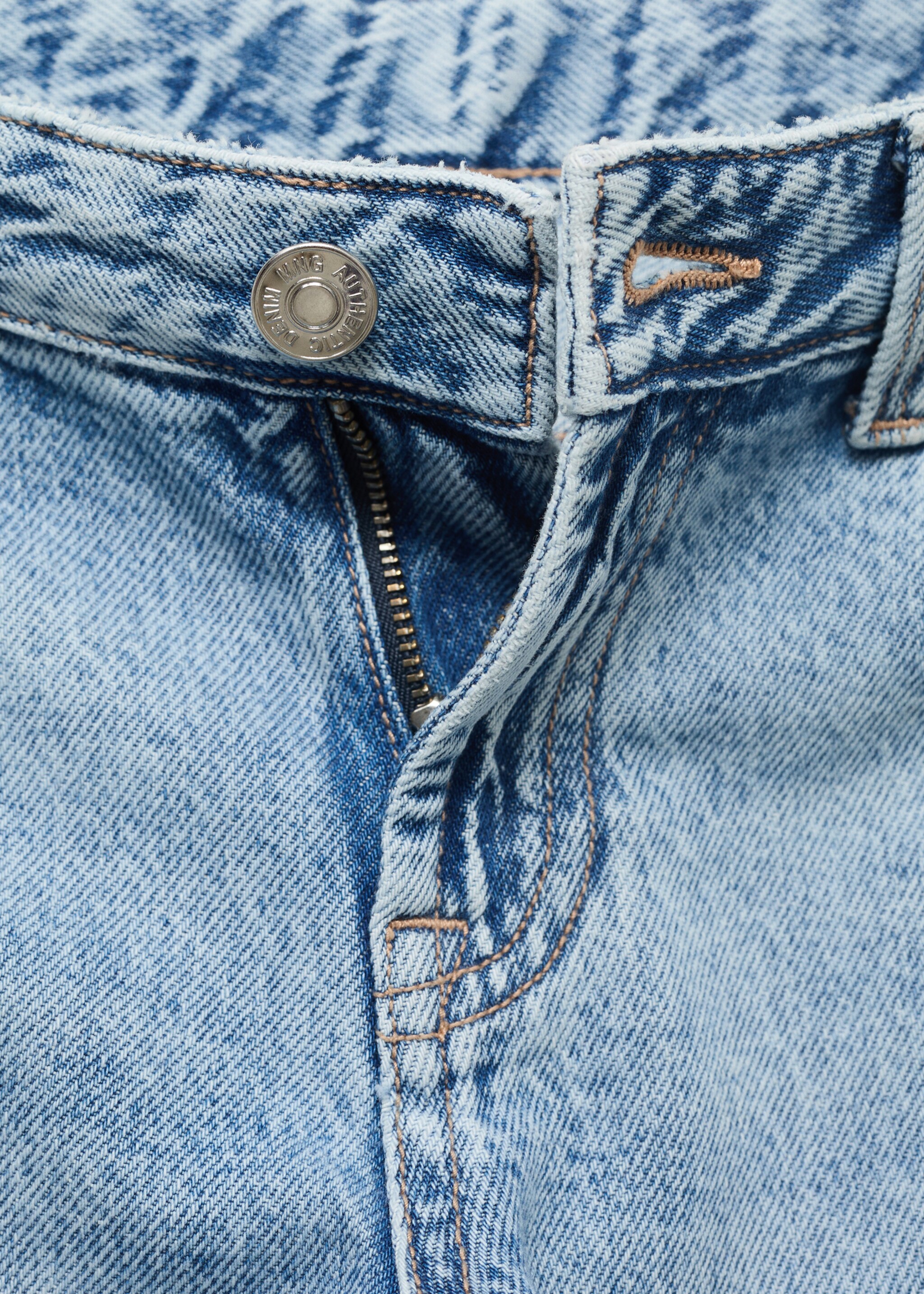 Low-waist wide leg jeans - Details of the article 8