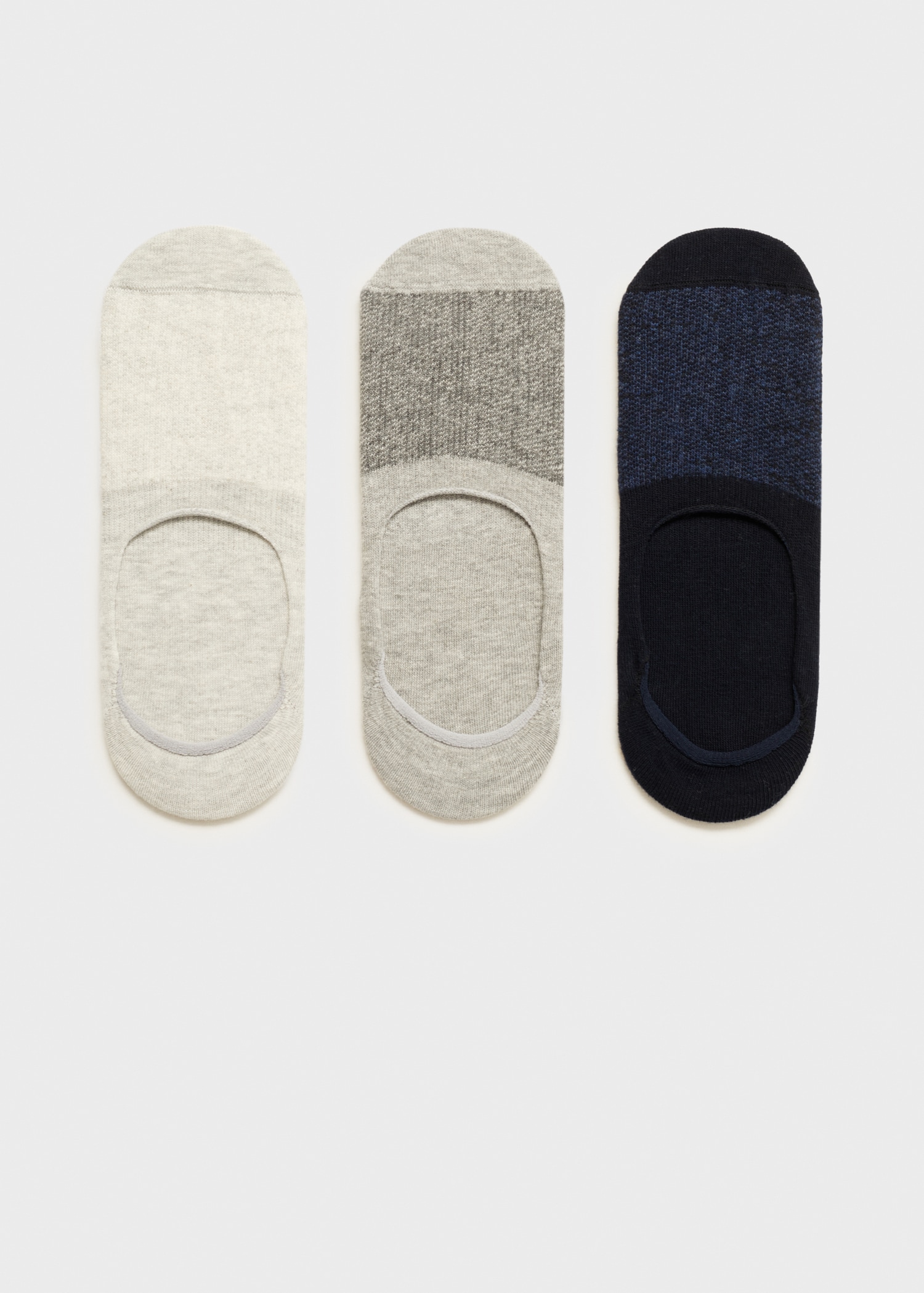 3-pack of invisible socks - Men | MANGO Hong Kong SAR of China