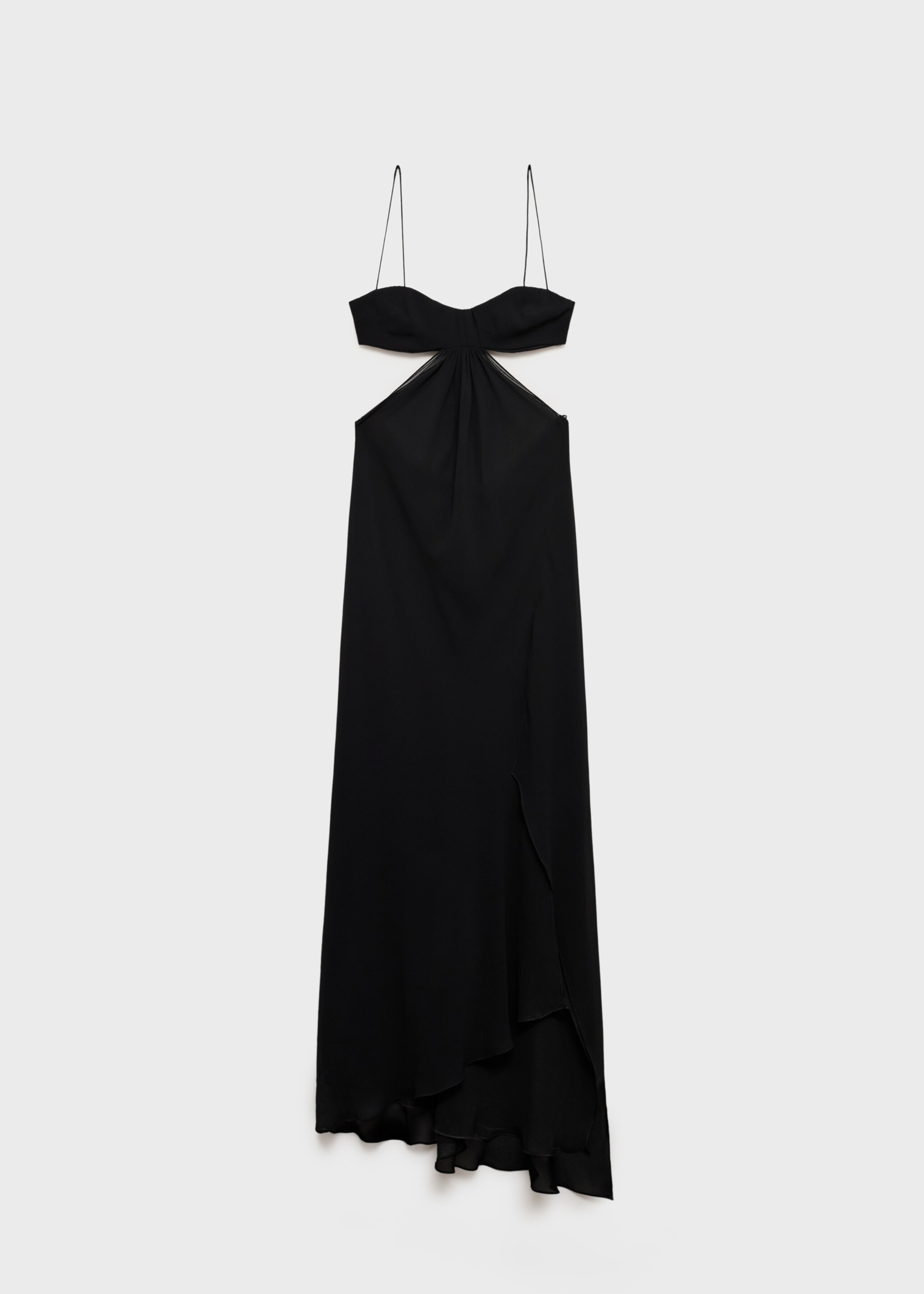 Vestido cut out bajo asimétrico - Artículo sin modelo