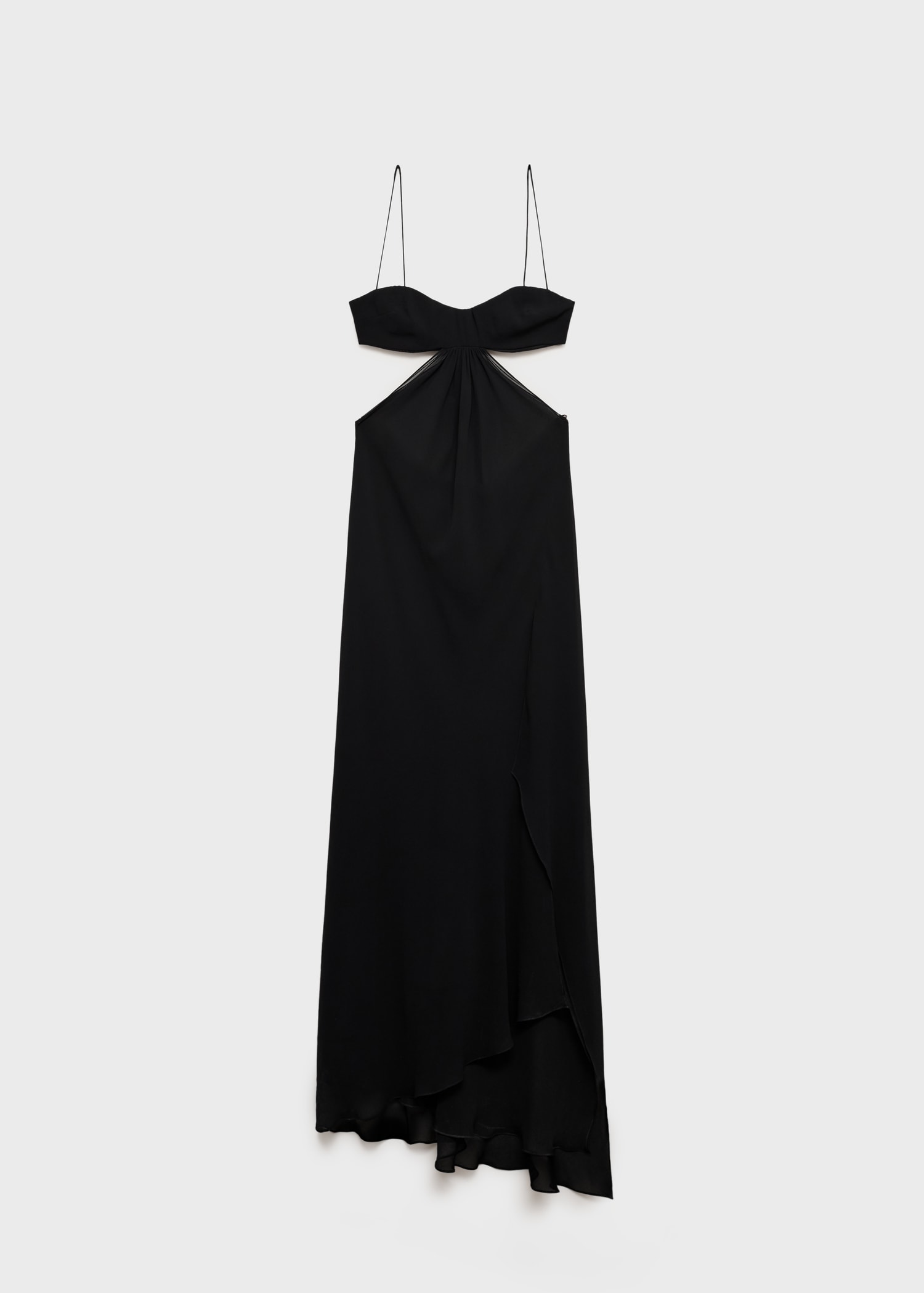 Vestido cut out bajo asimétrico - Artículo sin modelo