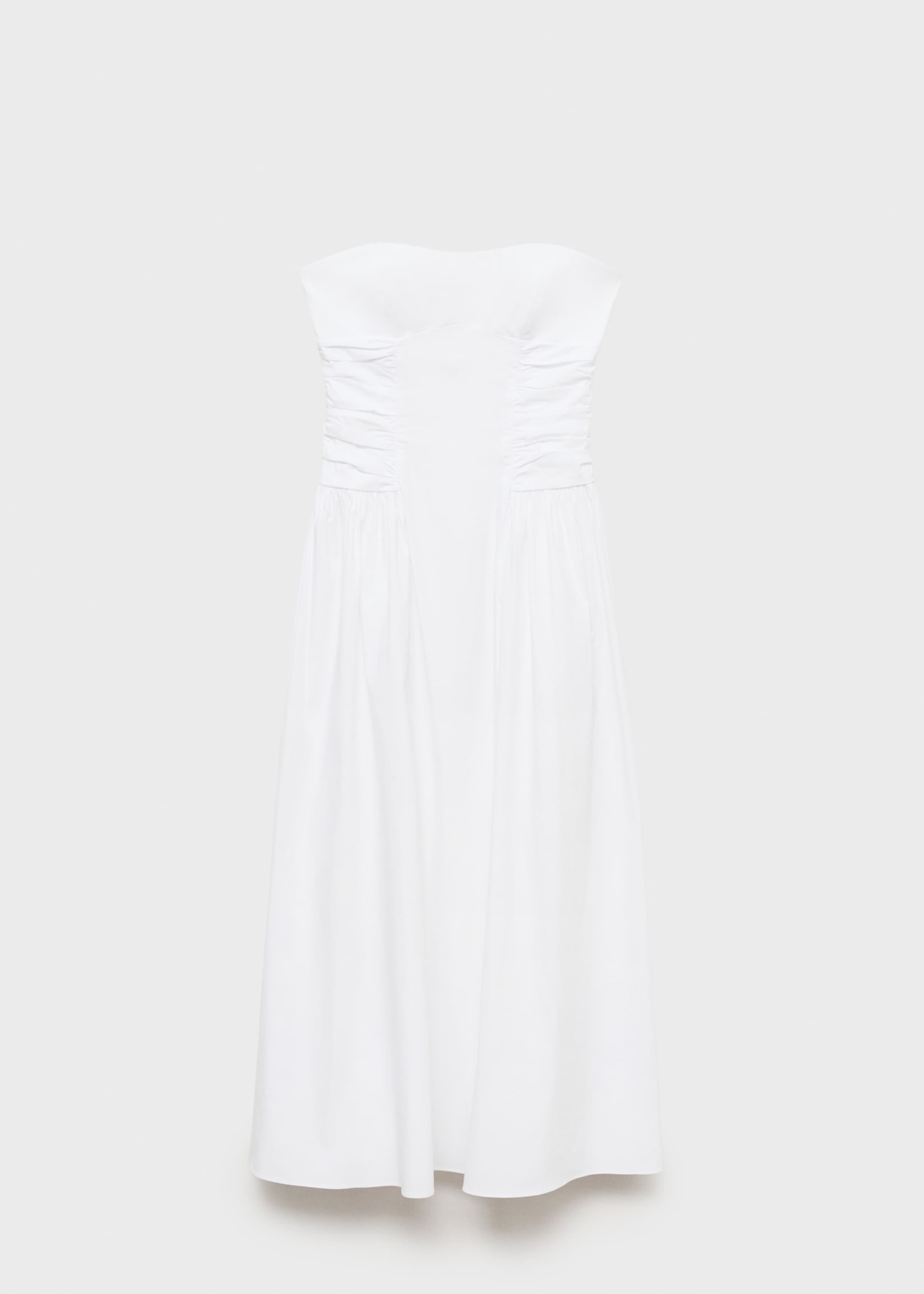 Vestido midi palabra de honor - Artículo sin modelo
