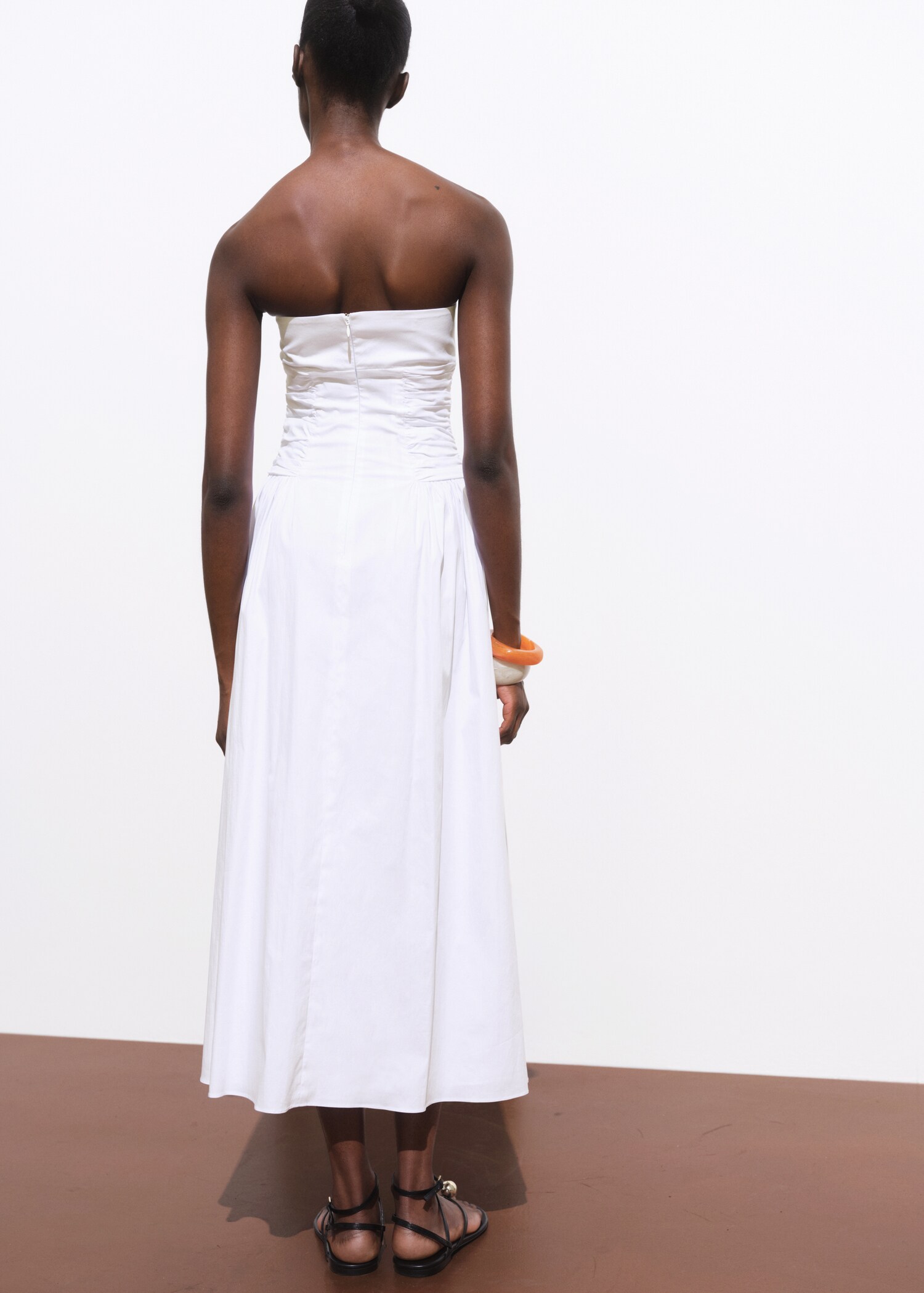 Strapless midi-dress - Reverse of the article