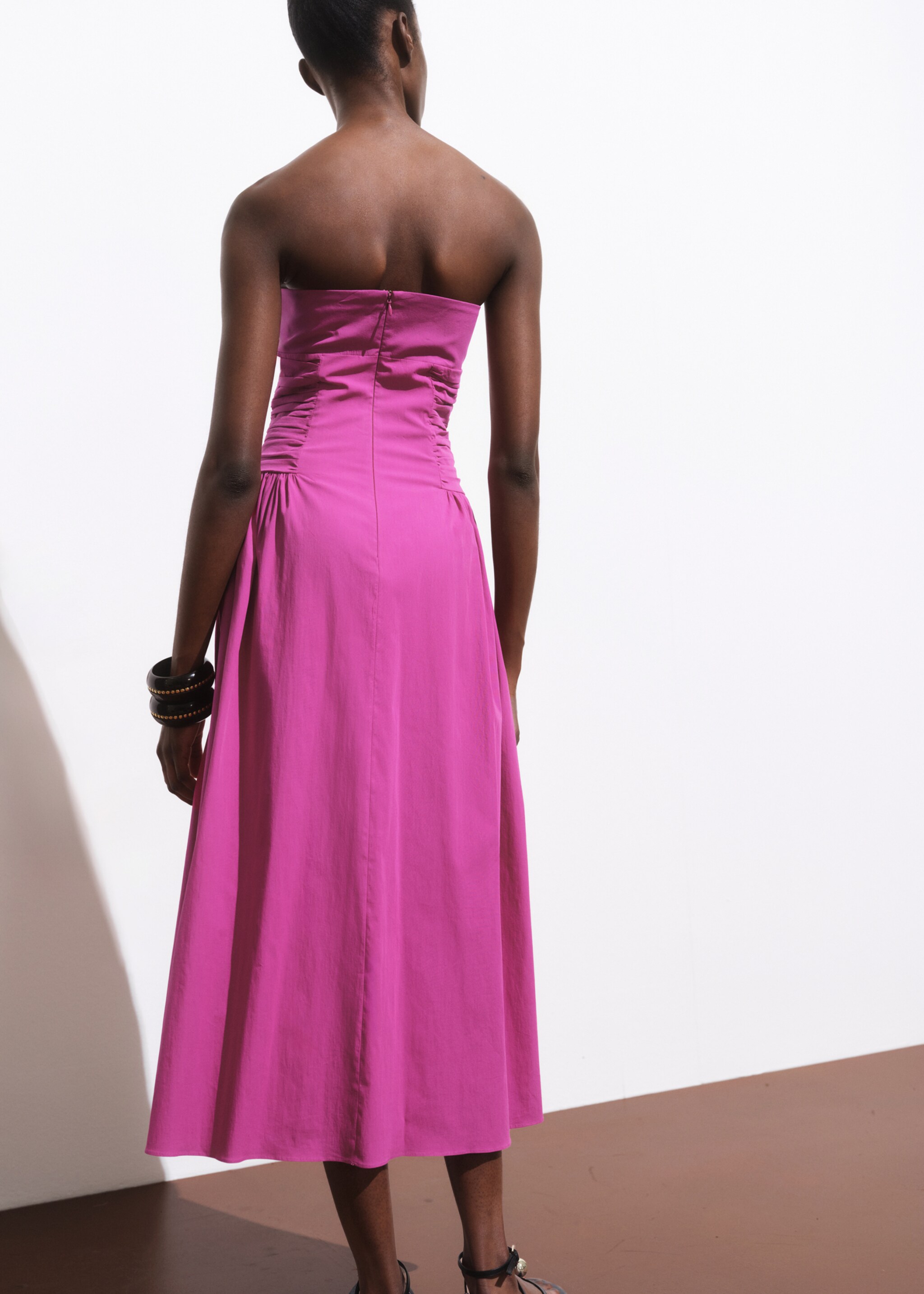 Robe midi bustier - Verso de l’article
