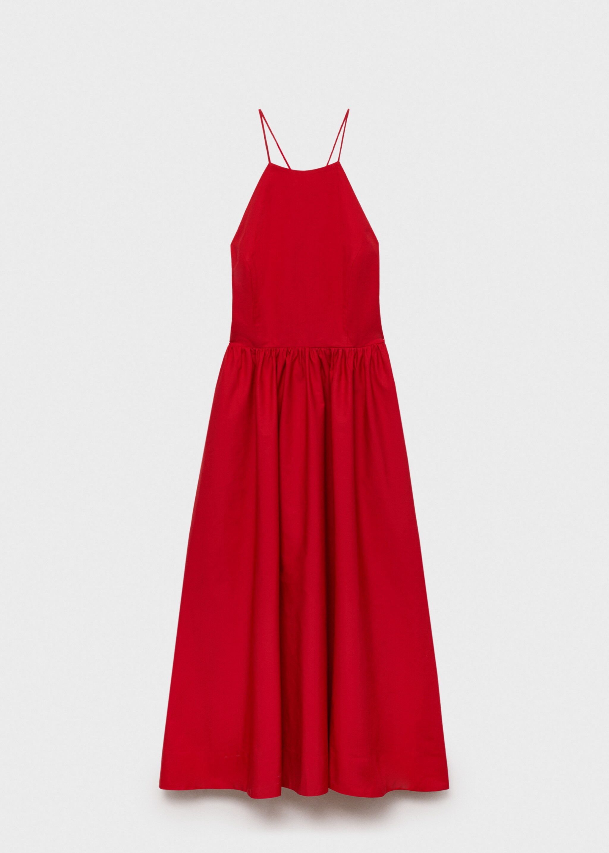 Halter dress with crossed back - Article without model