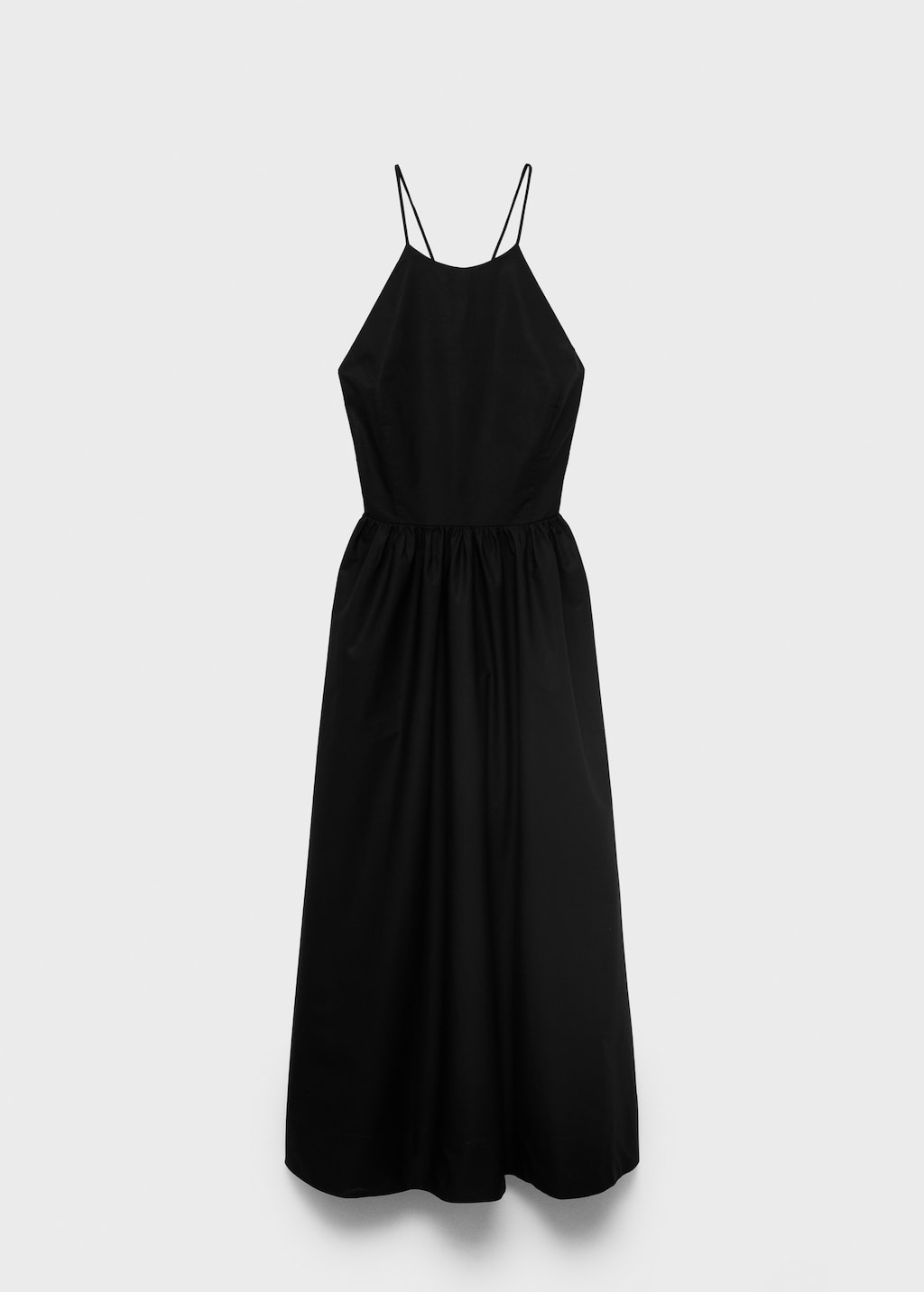 Halter dress with crossed back - image 5
