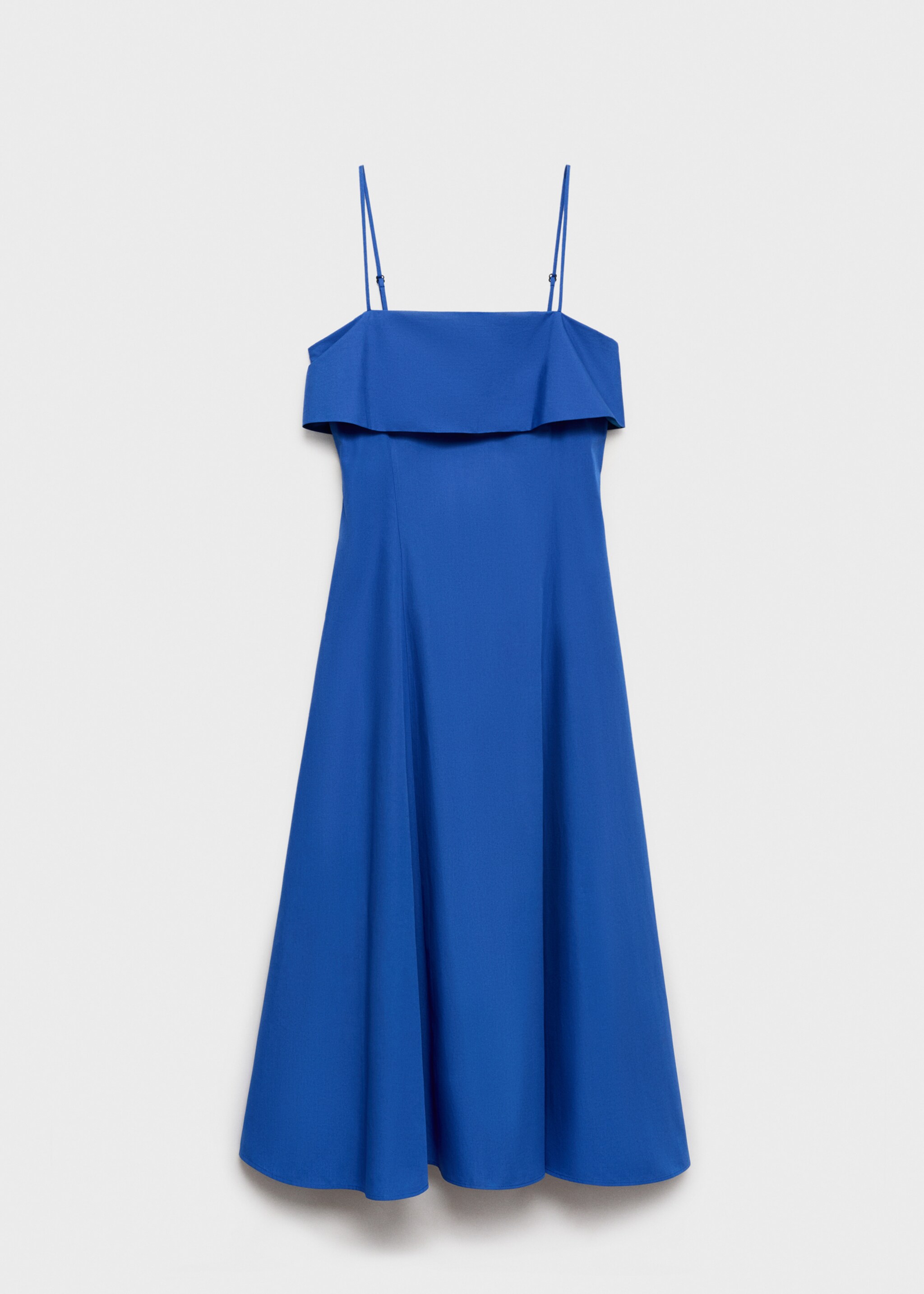 Flared dress with ruffles - Article without model