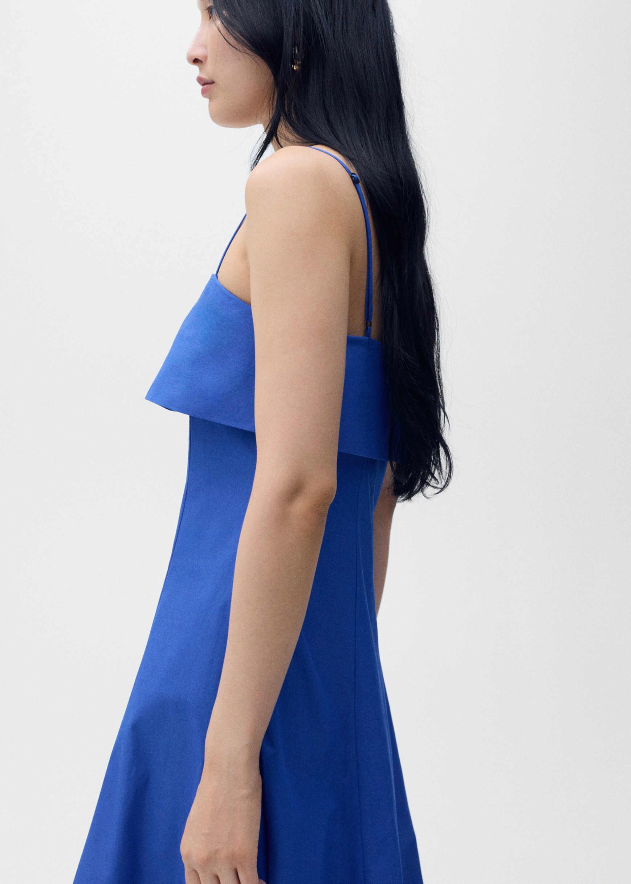 Flared dress with ruffles - Details of the article 2