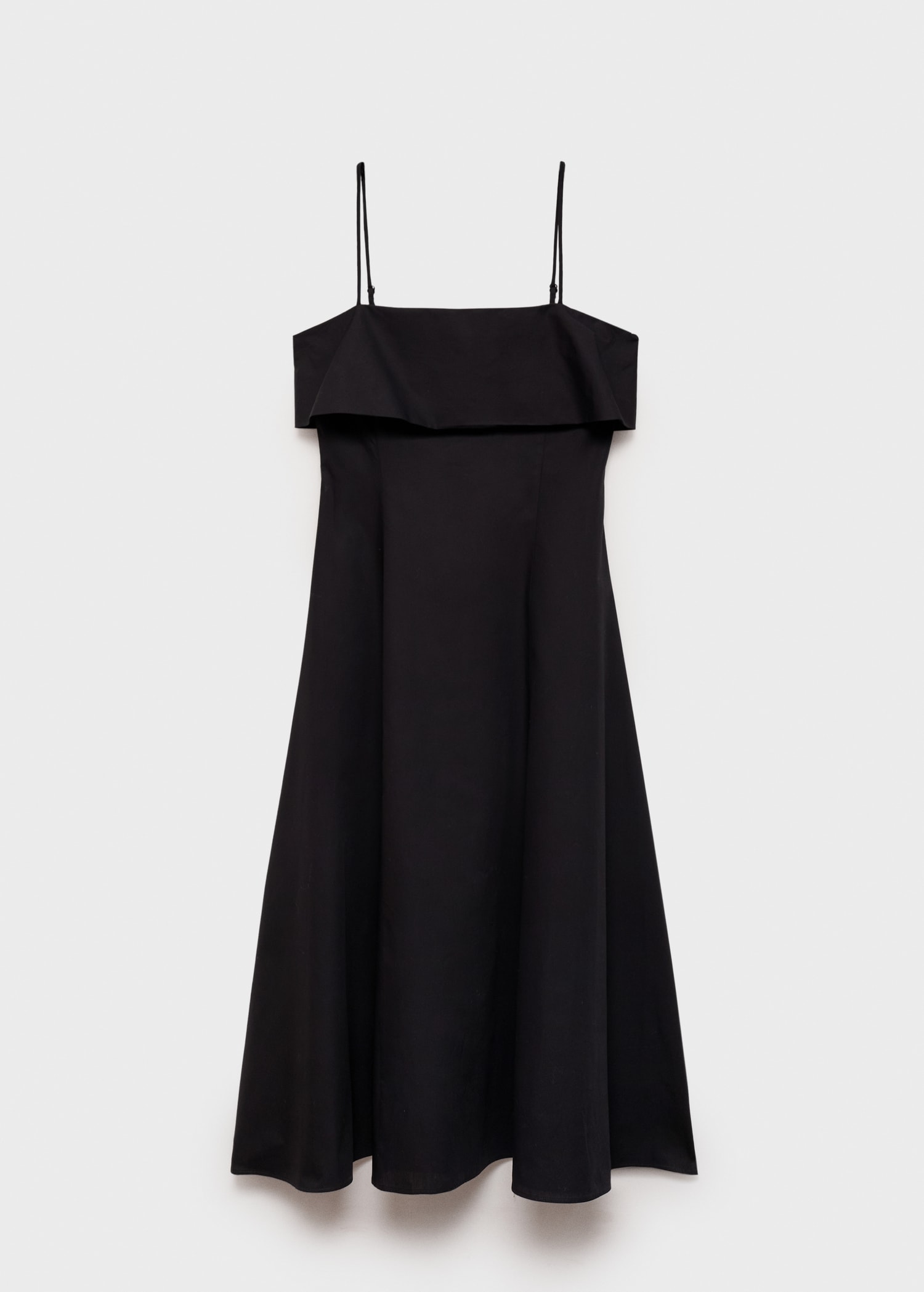 Flared dress with ruffles - Артикул без модел
