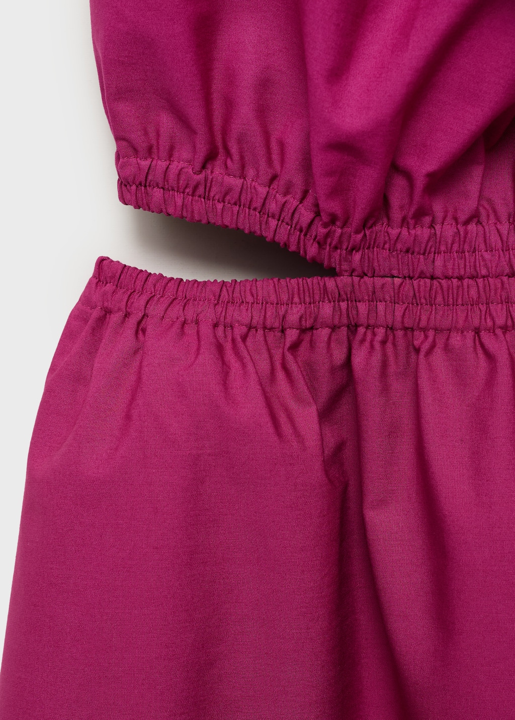 Asymmetrical dress with cut-out