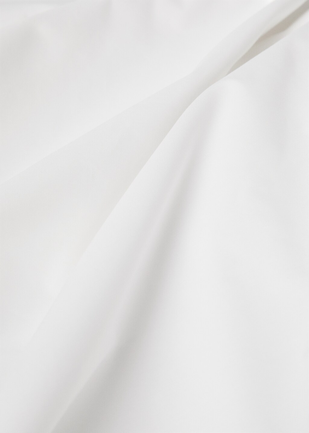 Cotton percale hemstitched top sheet for 90 cm bed