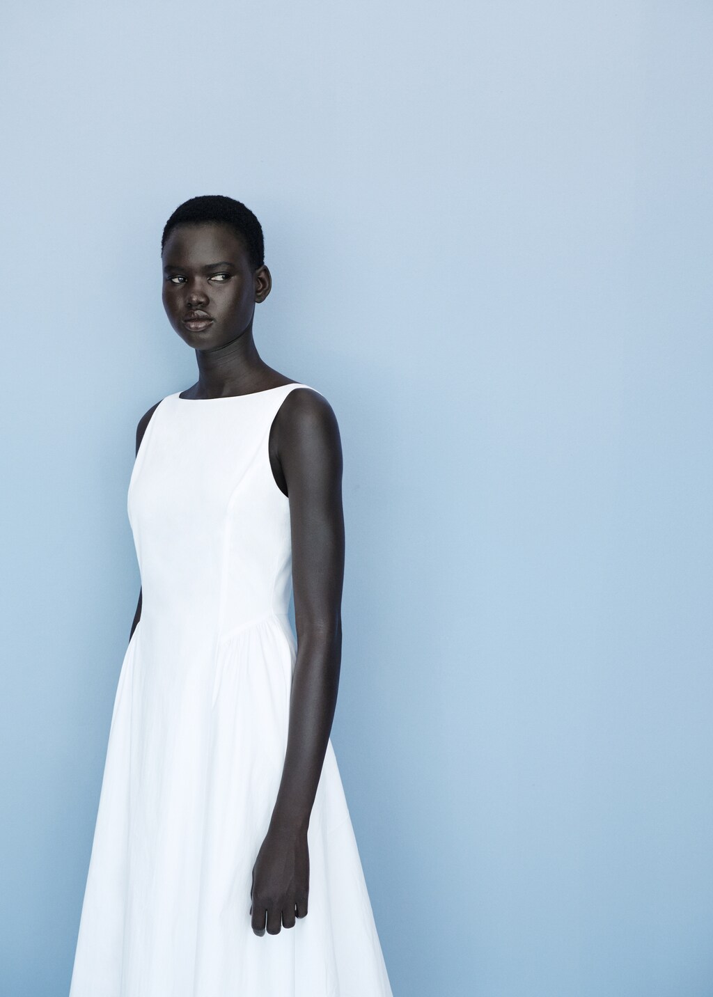 Flared midi-dress - Women | MANGO USA