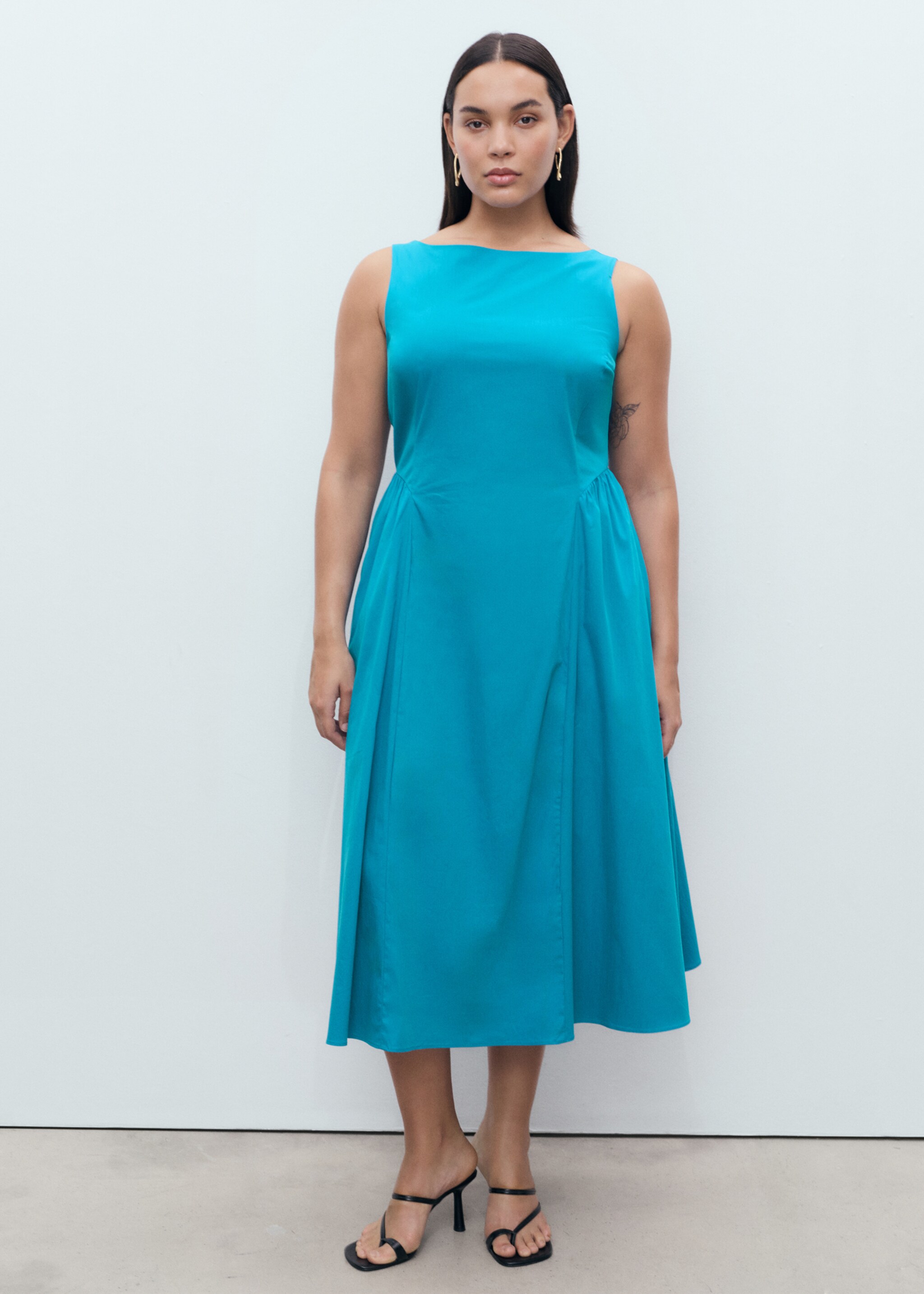 Flared midi-dress - Details of the article 3