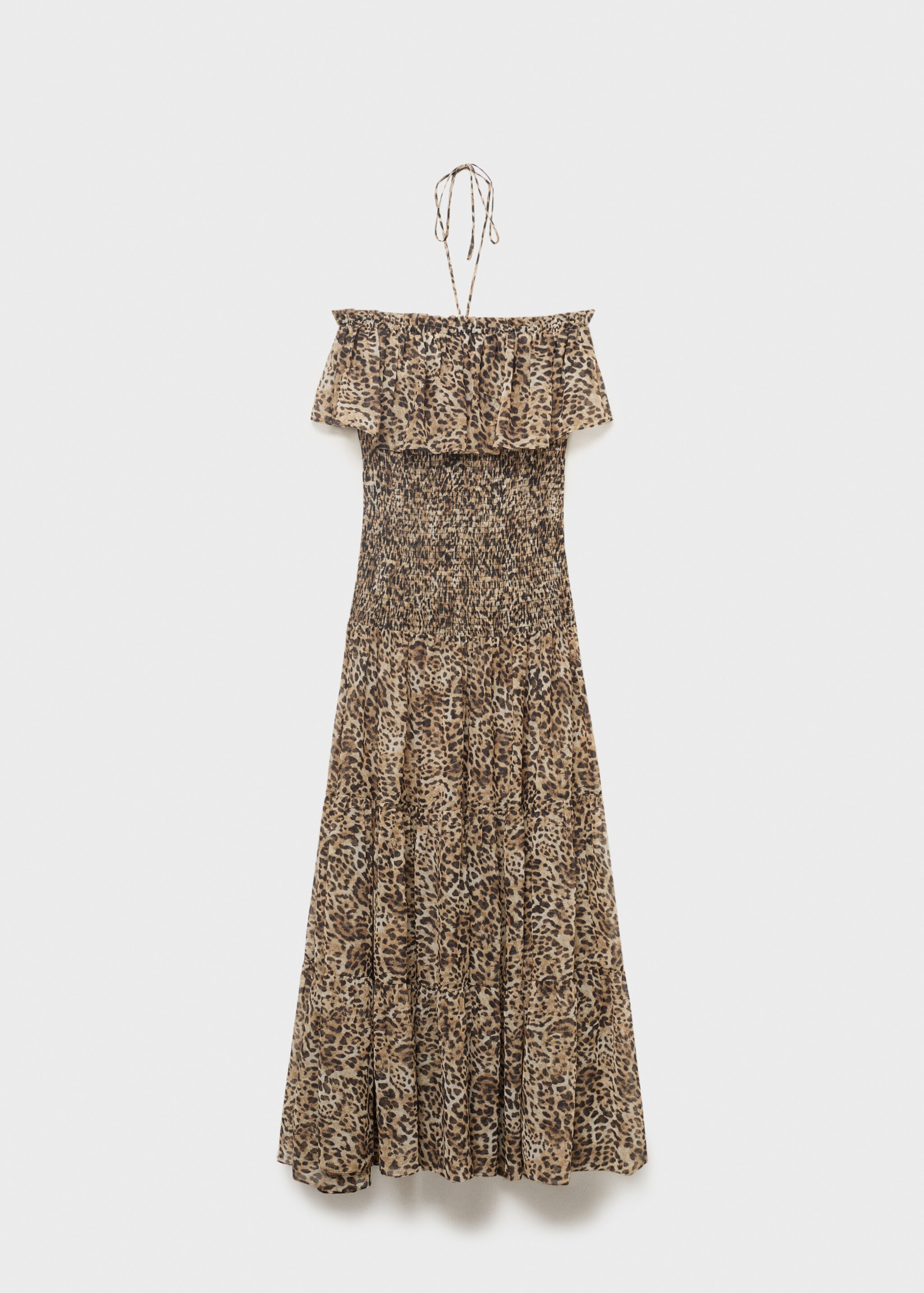 Leopard-print maxi-dress - Article without model