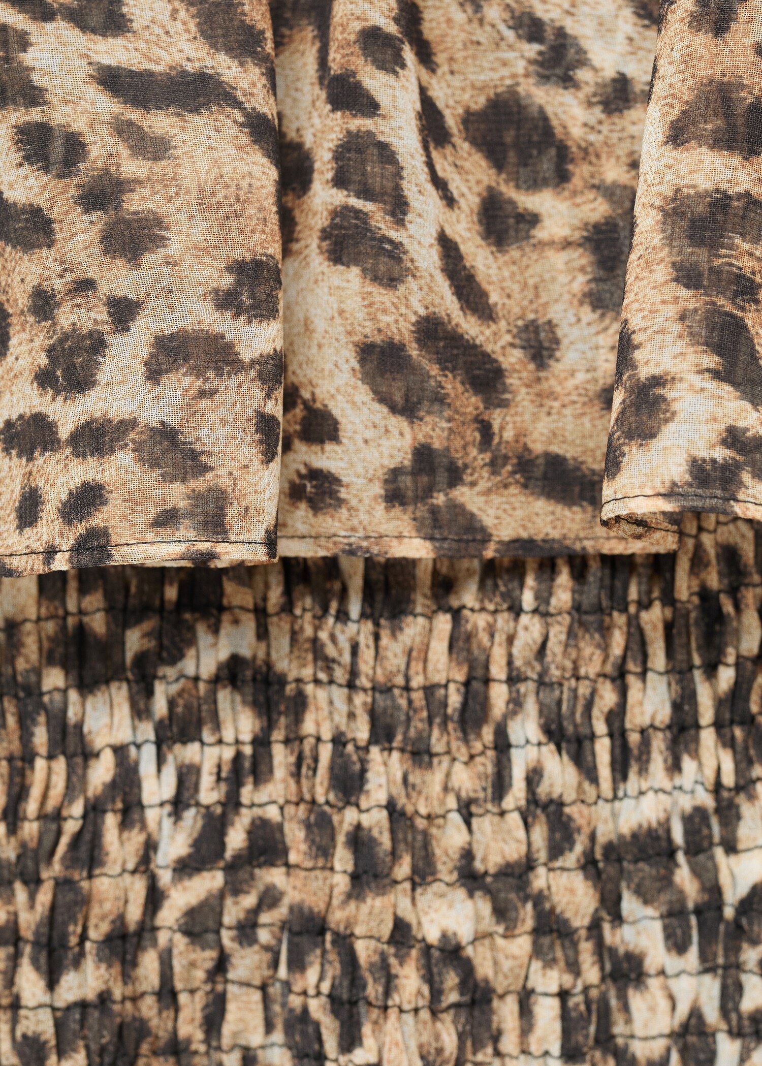 Leopard-print maxi-dress - Details of the article 8