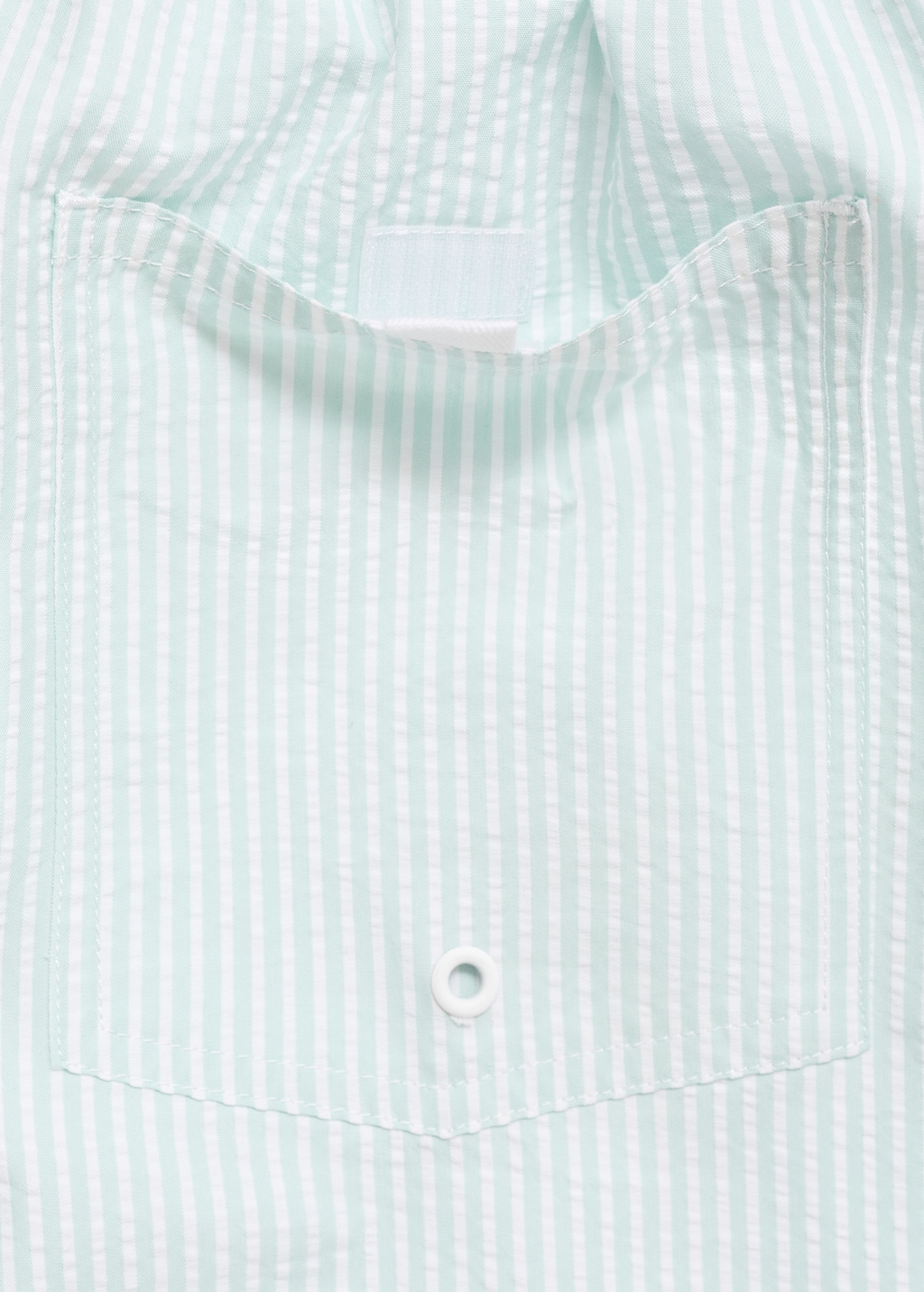 Seersucker swimming trunks