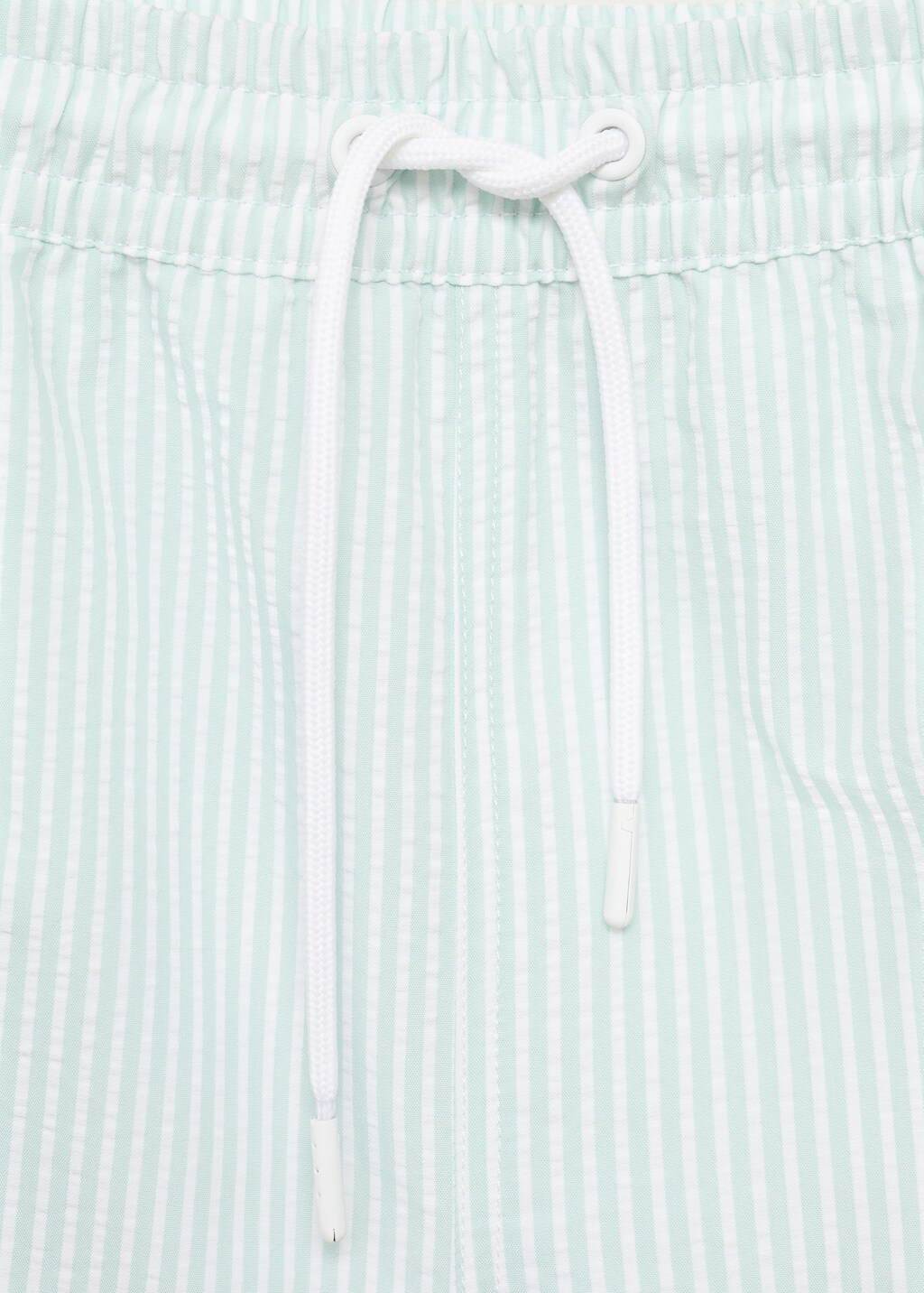 Seersucker swimming trunks