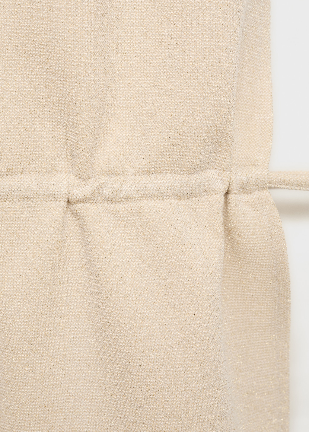 Lurex-knit halter top