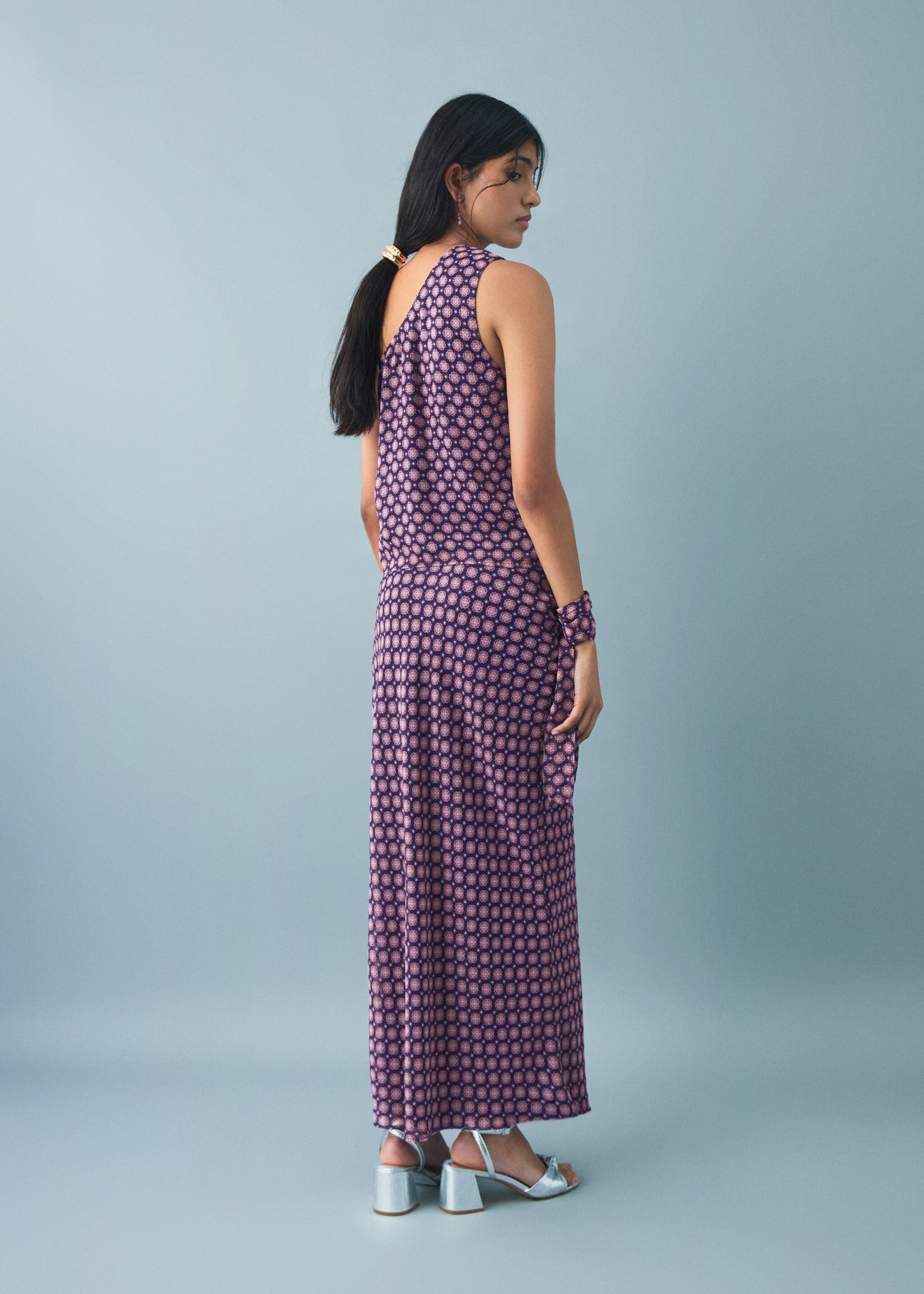 Flowy printed skirt - Medium plane