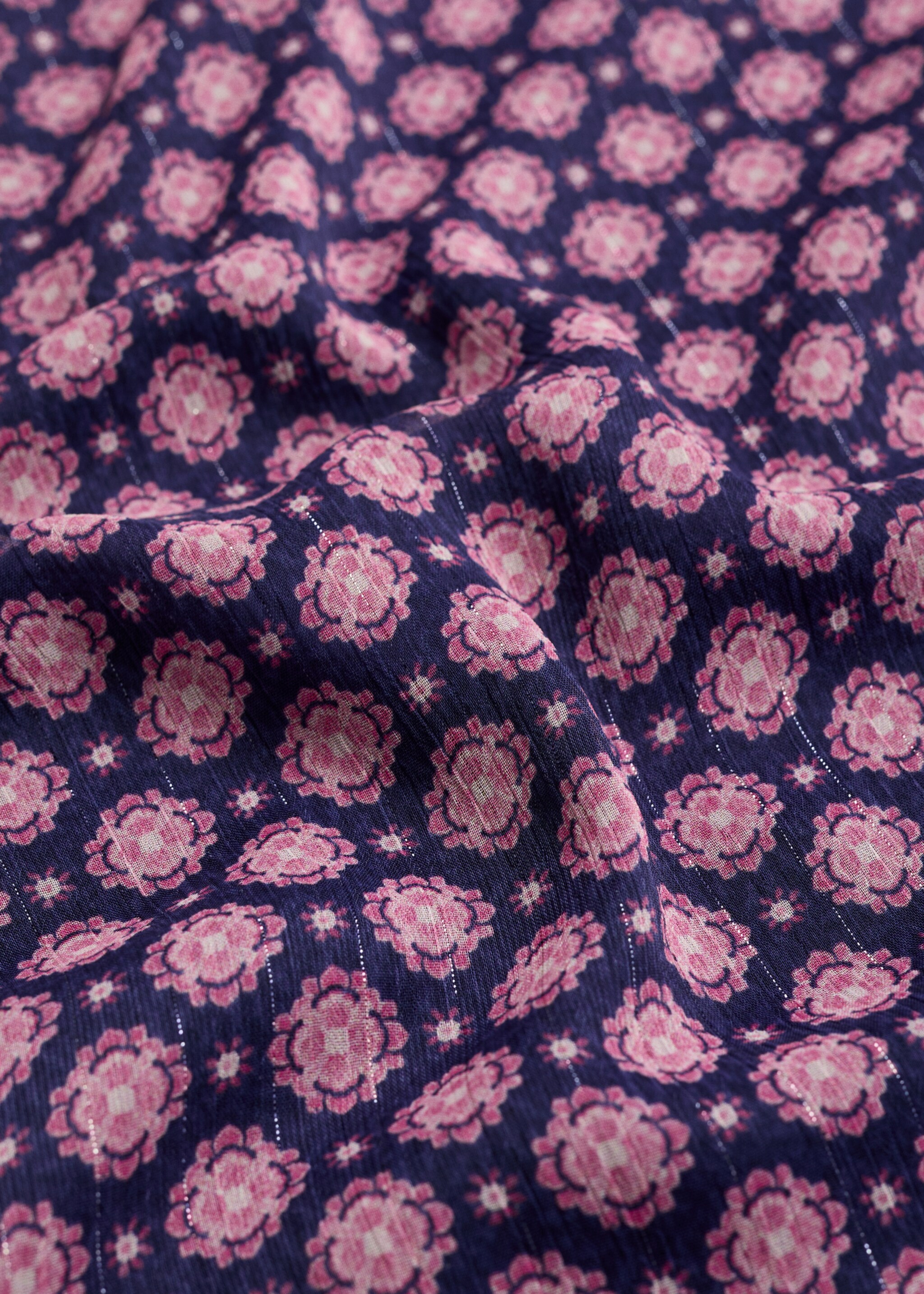 Flowy printed skirt - Details of the article 0