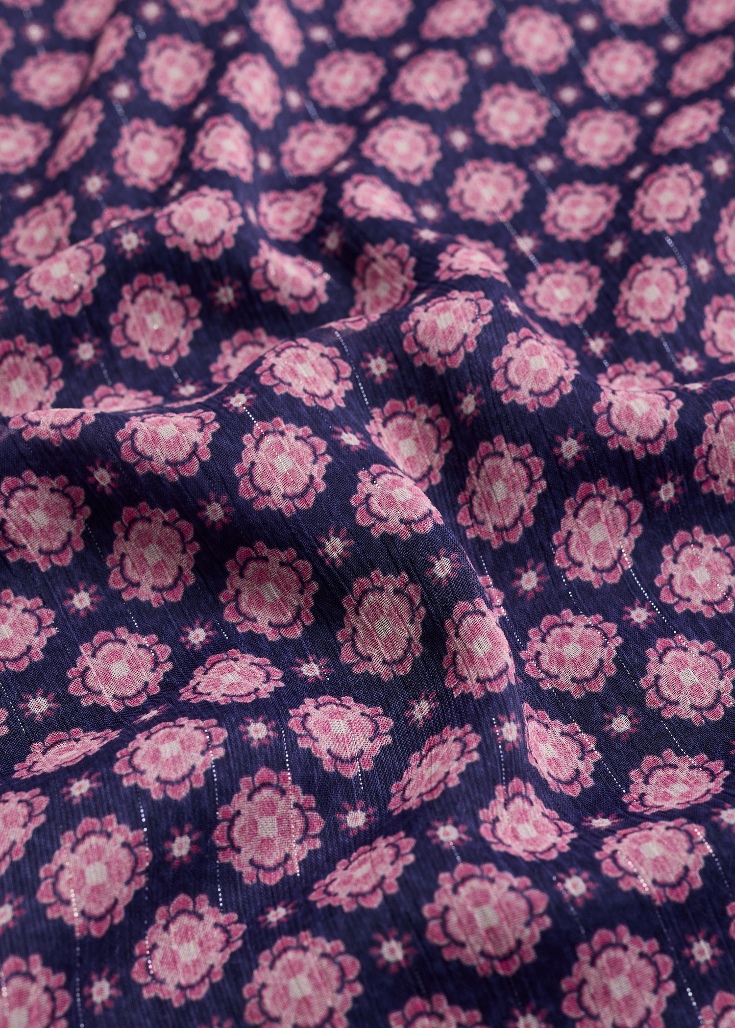 Flowy printed skirt - Details of the article 0