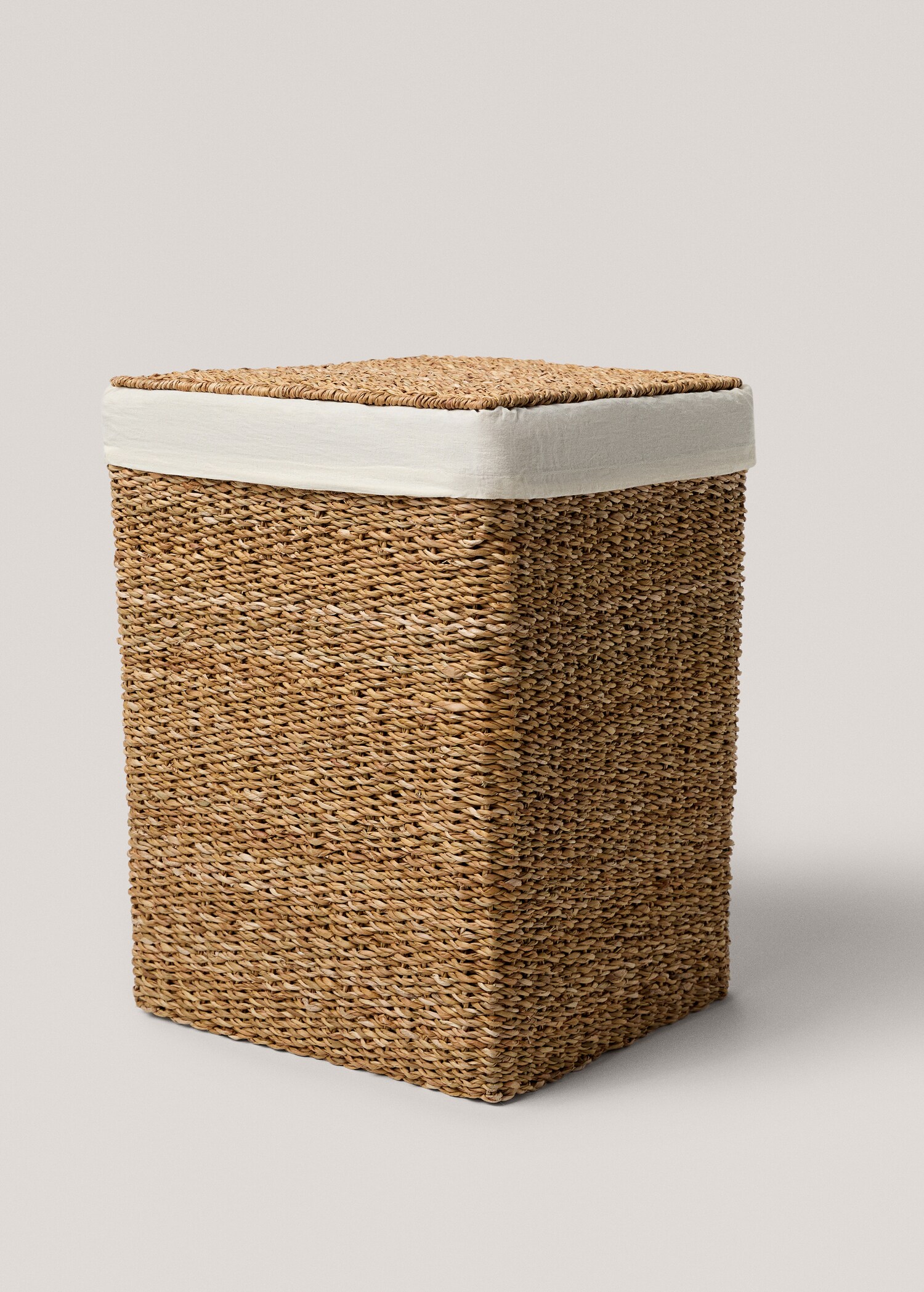 Grand panier à linge en jonc de mer - Détail de l'article 1