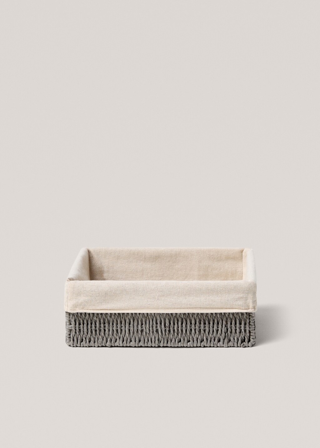 Medium rectangular paper basket