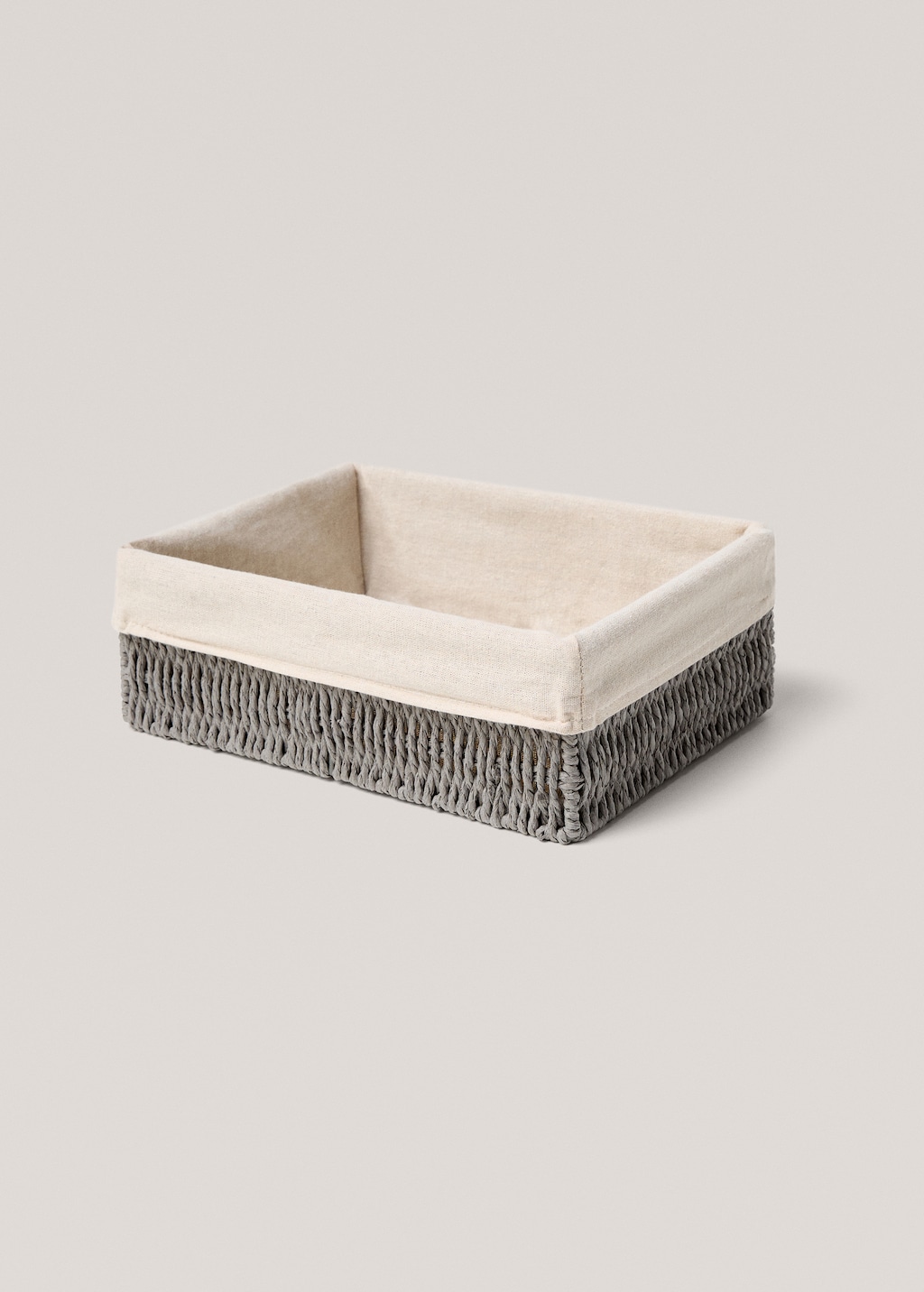 Medium rectangular paper basket
