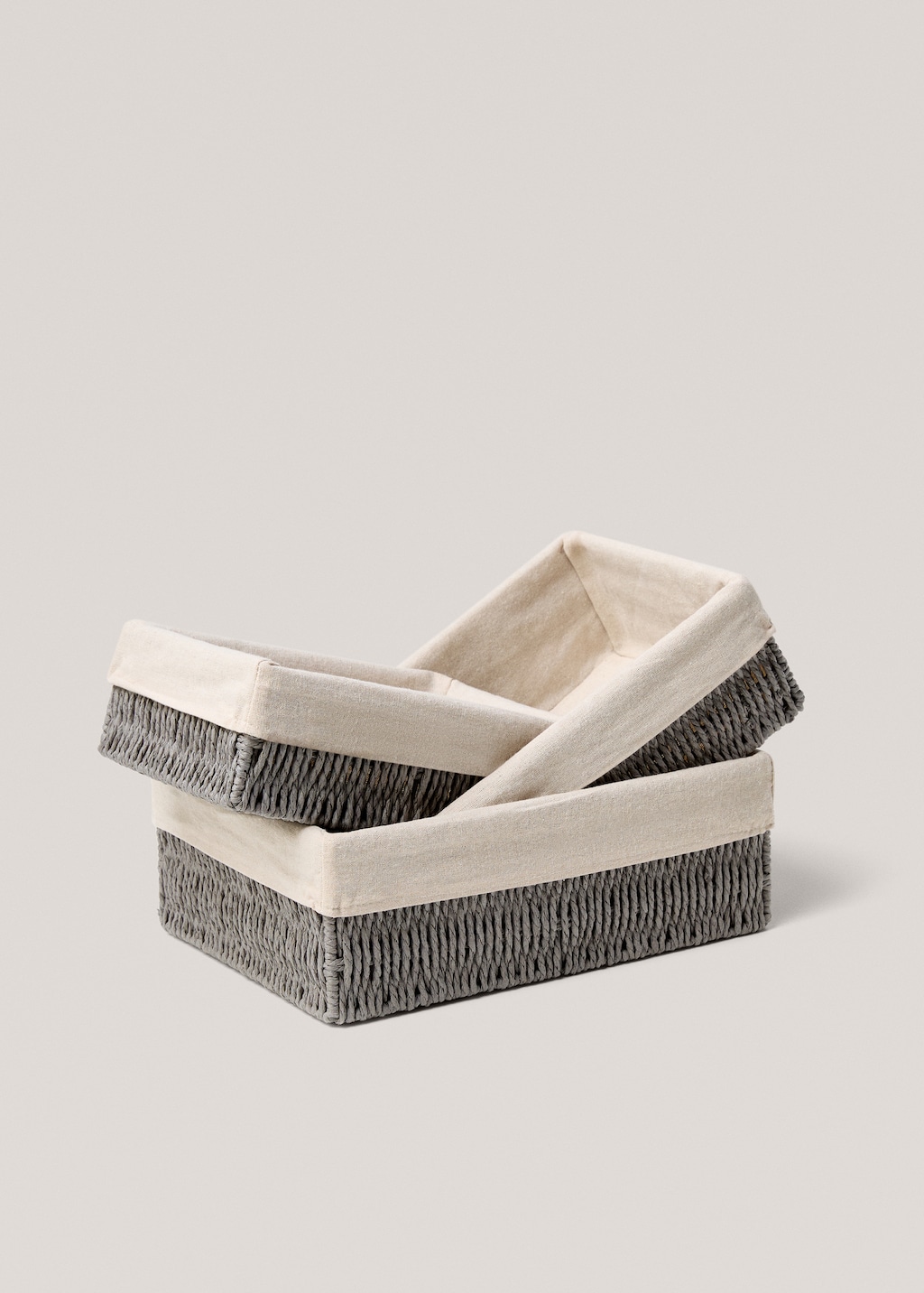 Large rectangular paper basket