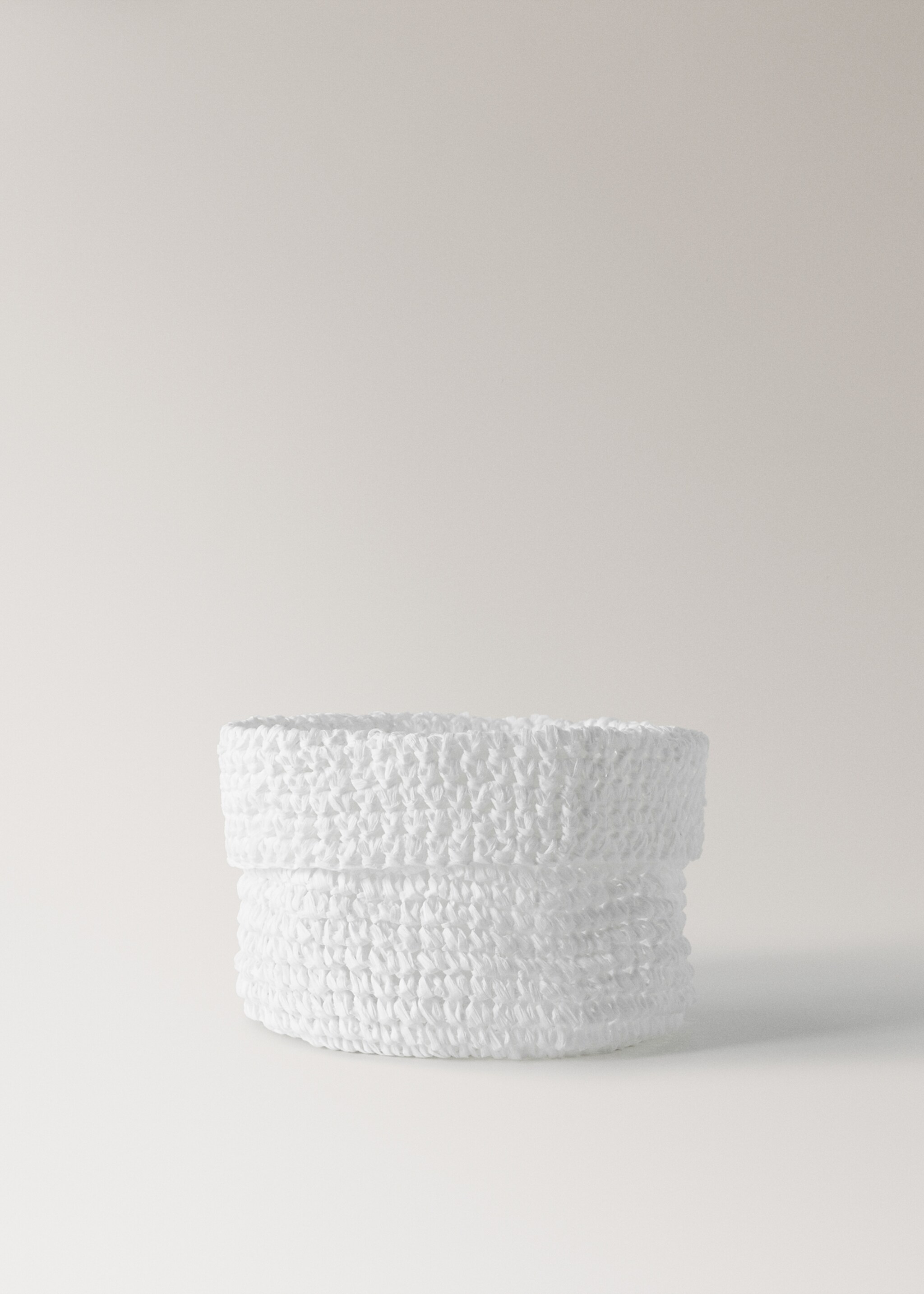 Panier en papier et crochet - Article sans modèle