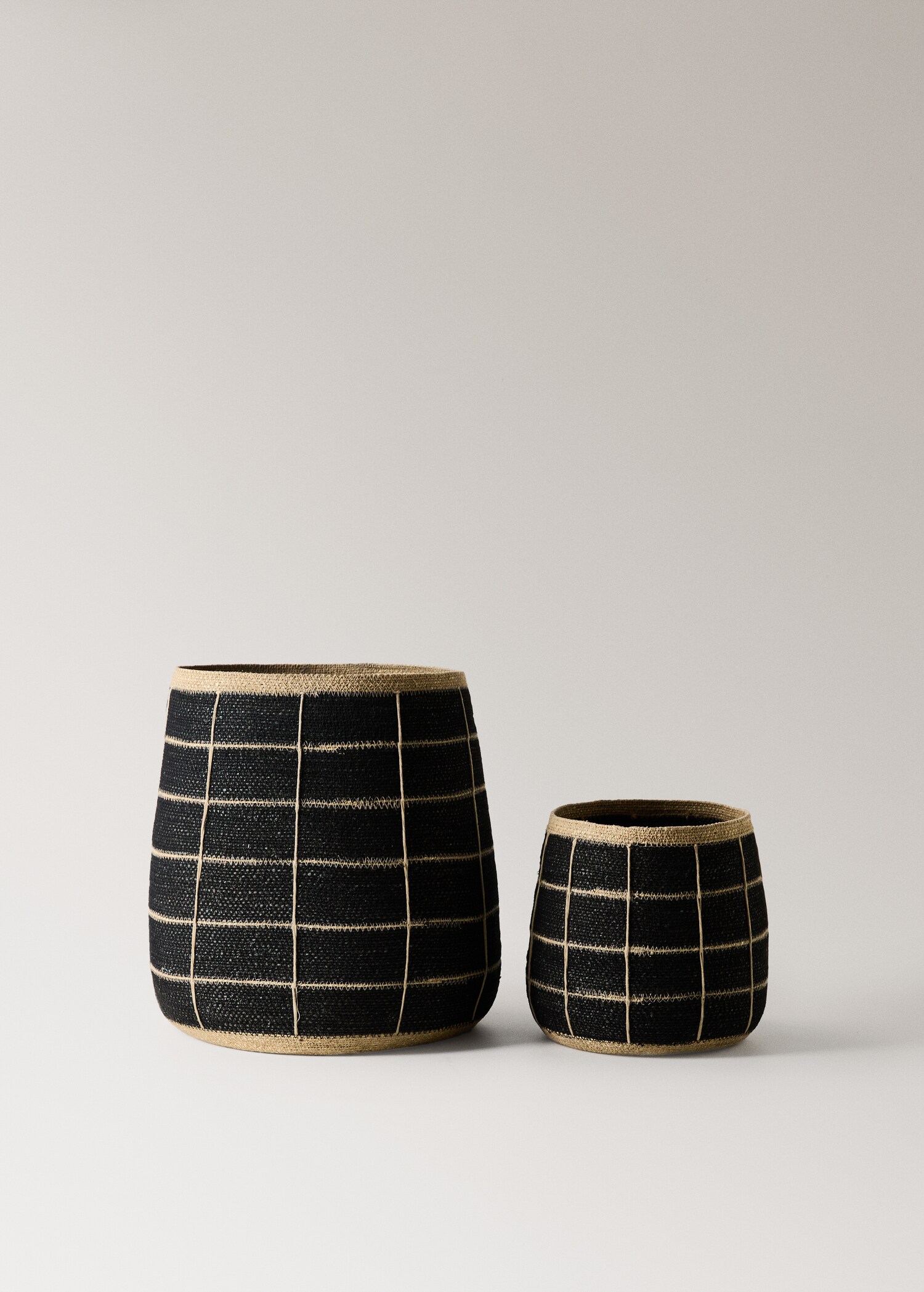 Cesta seagrass cuadros mediana - Detalle del artículo 3
