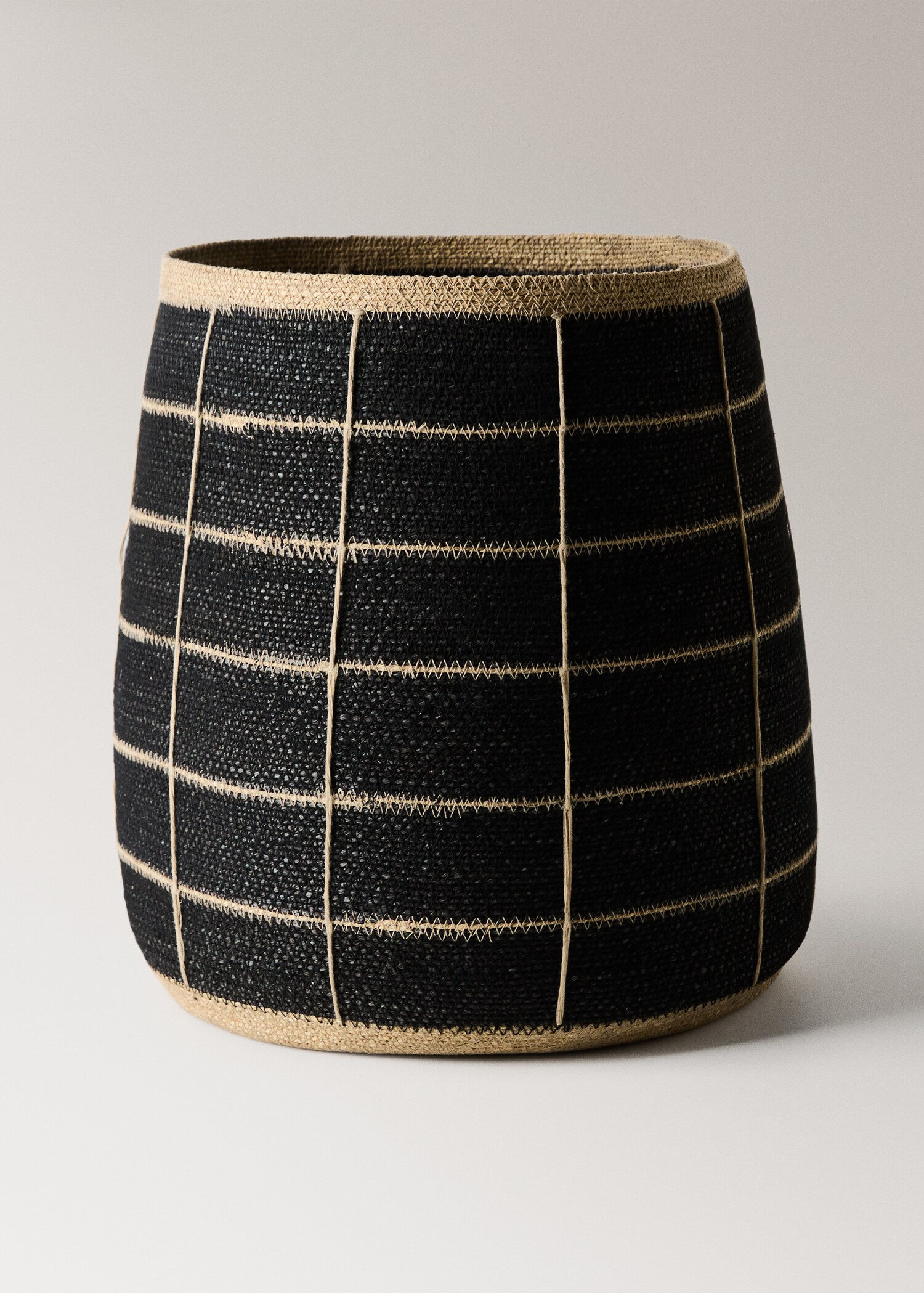 Cesta seagrass cuadros grande - Artículo sin modelo