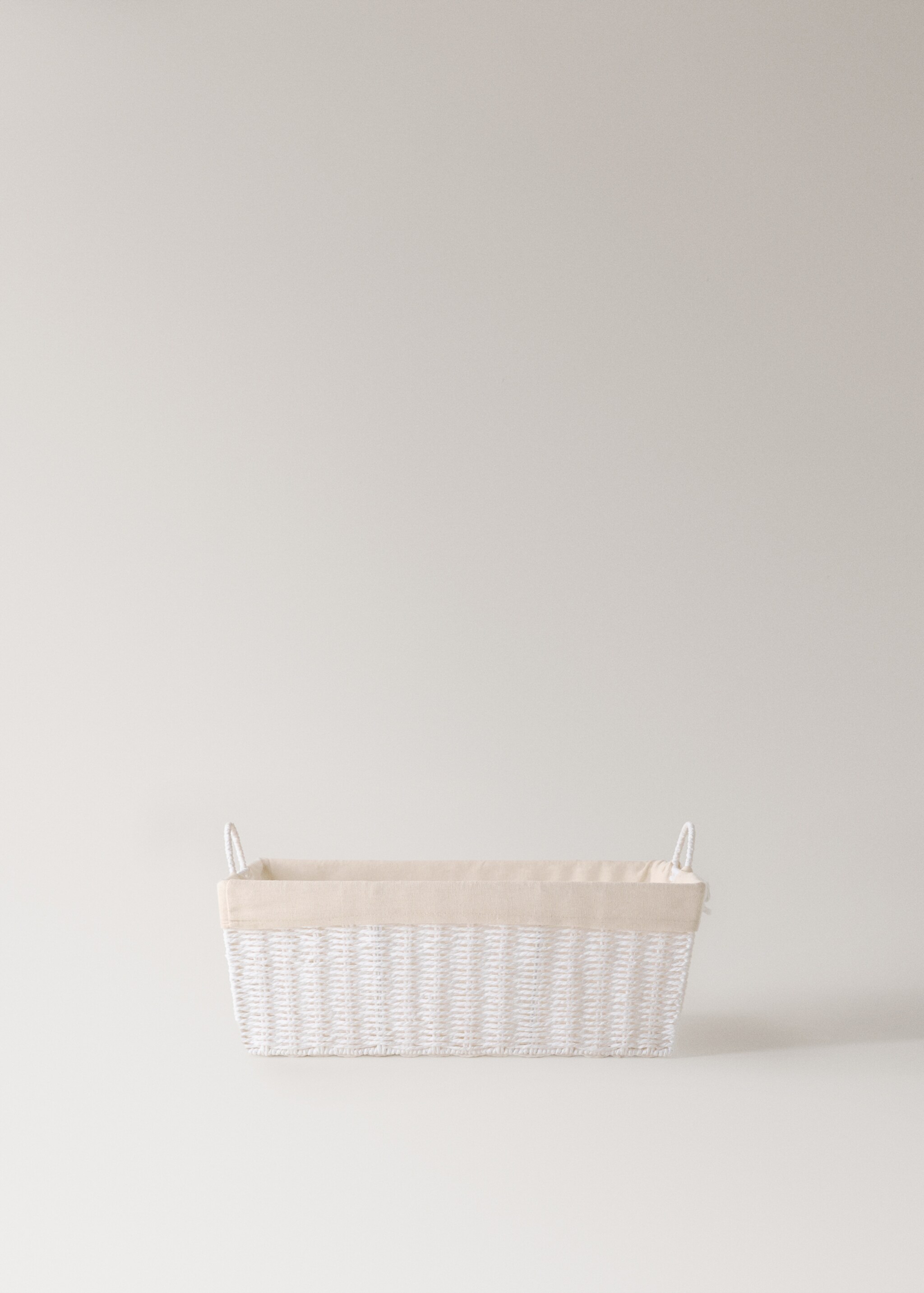 Panier à repasser avec tissu intérieur - Article sans modèle