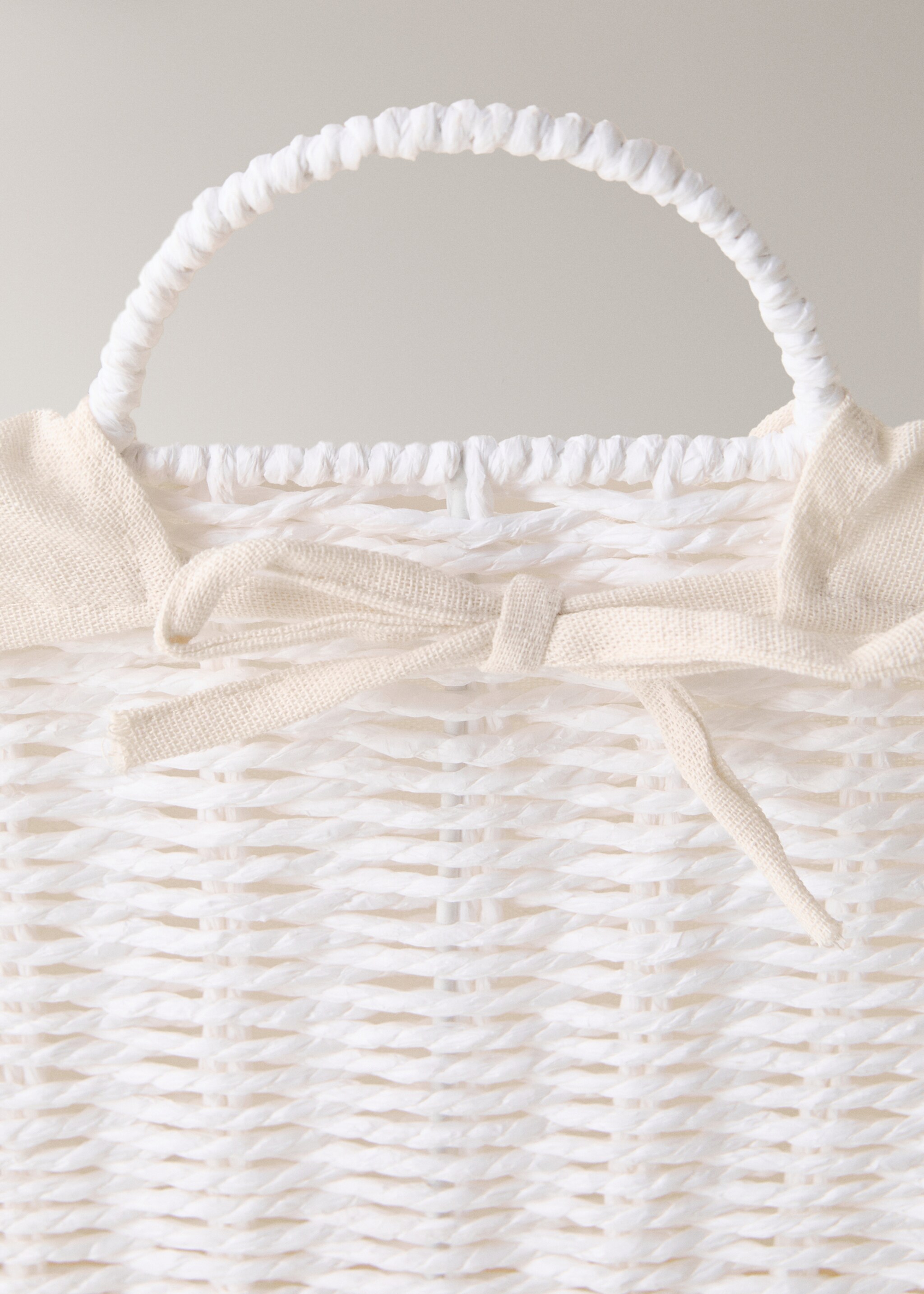Panier à repasser avec tissu intérieur - Détail de l'article 2