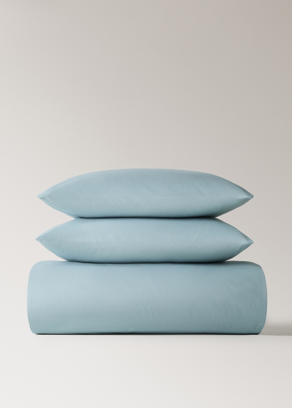 Cotton percale duvet cover for 180/200 cm bed