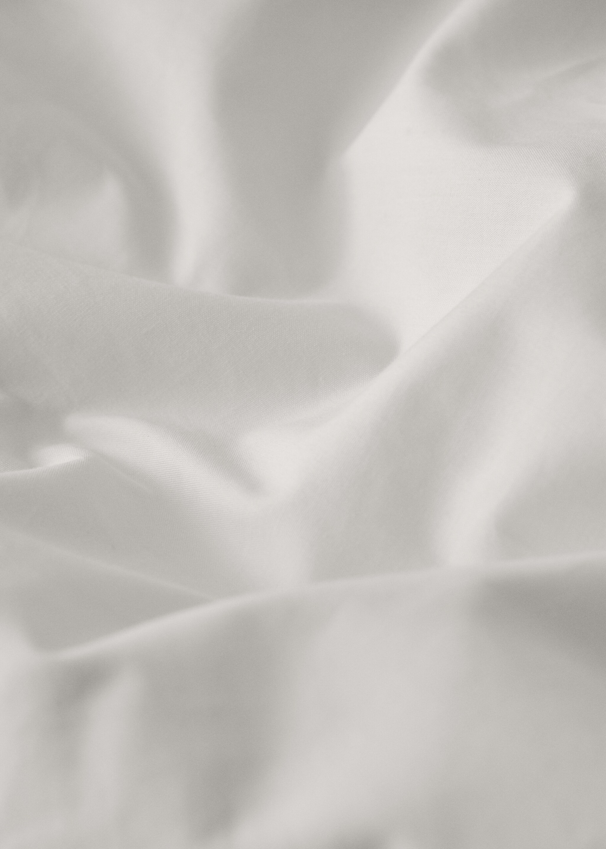 Bettbezug aus Baumwoll-Perkal für 150/160 cm Bett - Detail des Artikels 2, Ecru. Ref: 17001567-00.