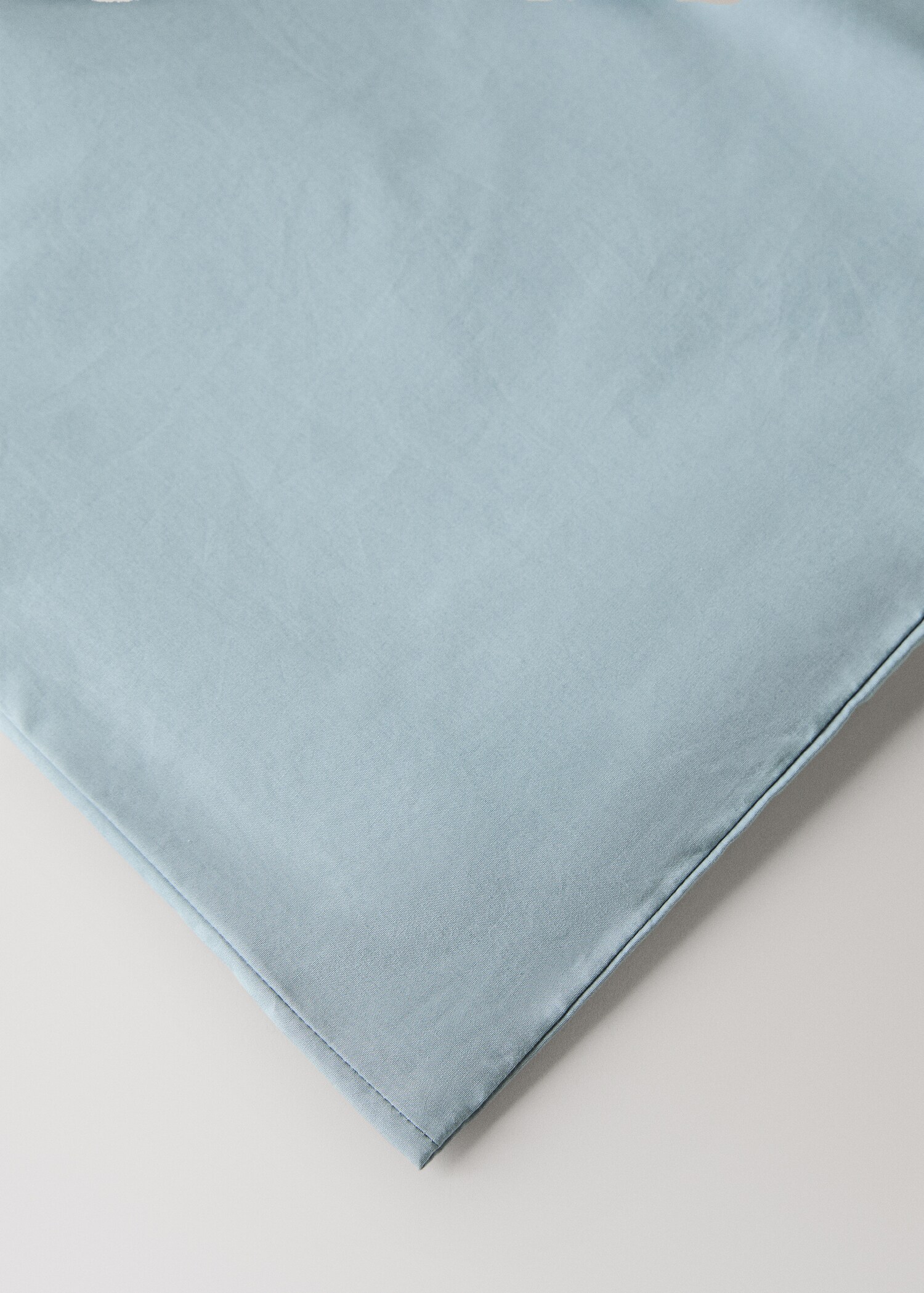 Percale cotton duvet cover King bed - Details of the article 3