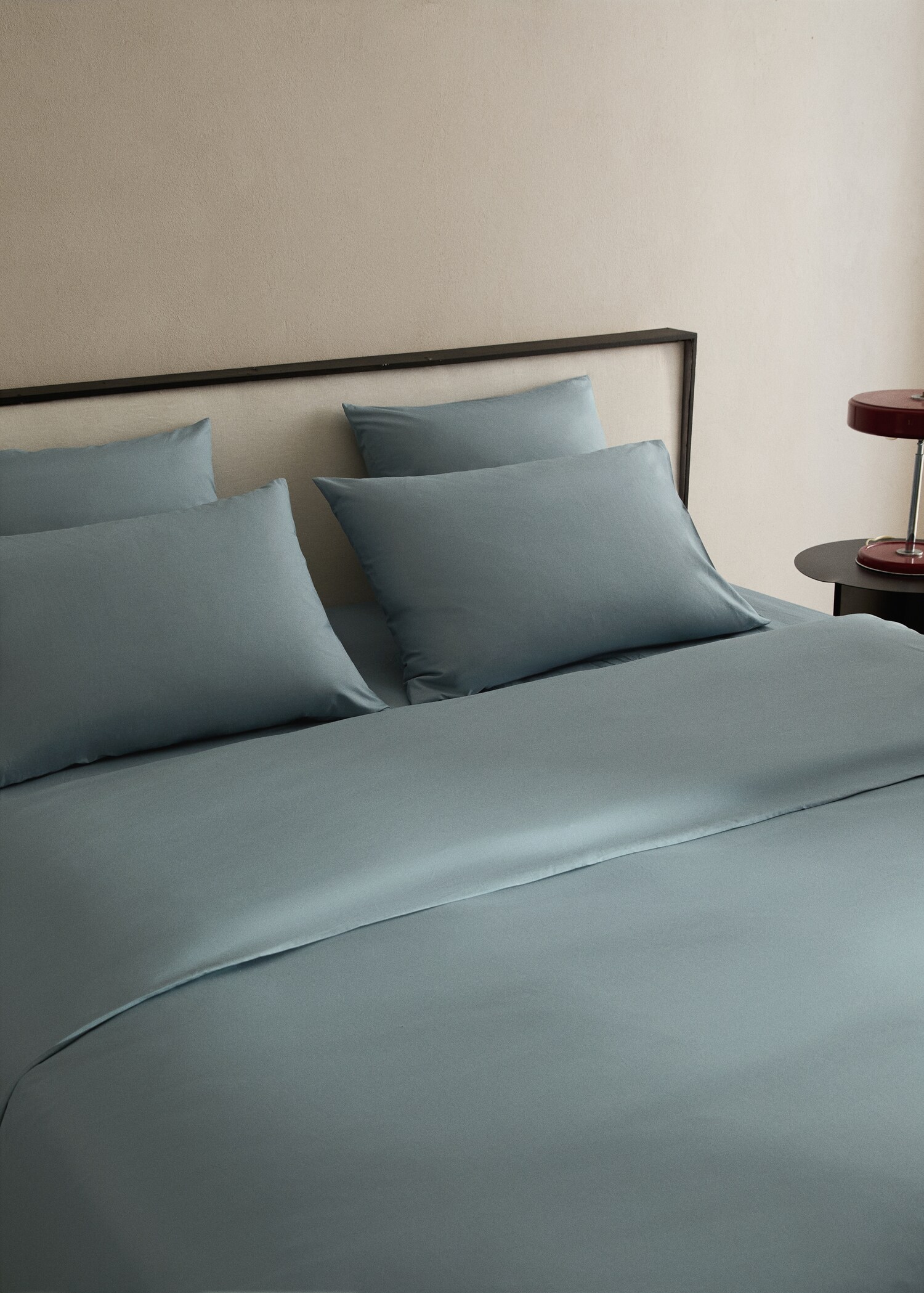 Percale cotton duvet cover King bed - Details of the article 7