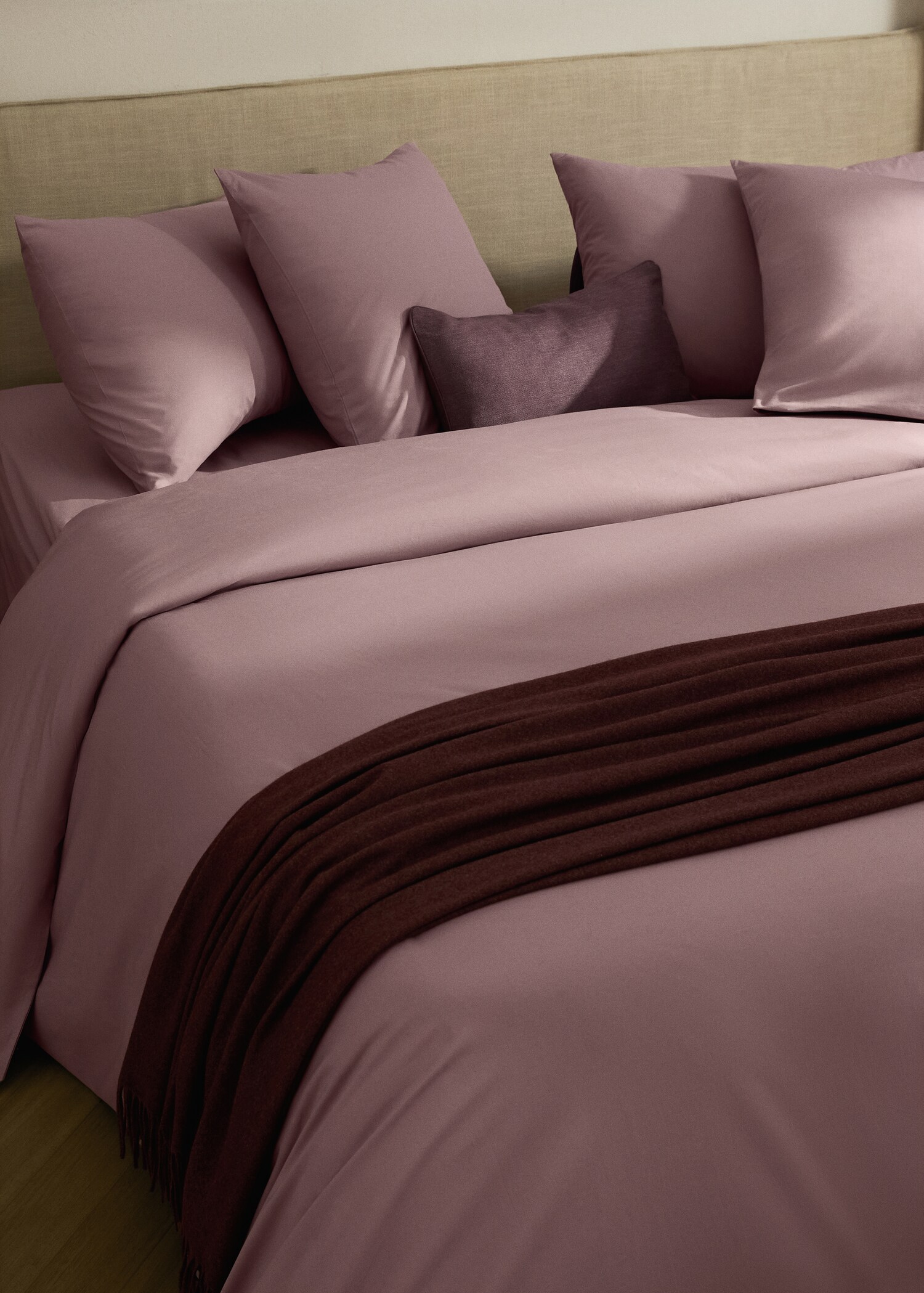 Percale cotton duvet cover King bed - Details of the article 7